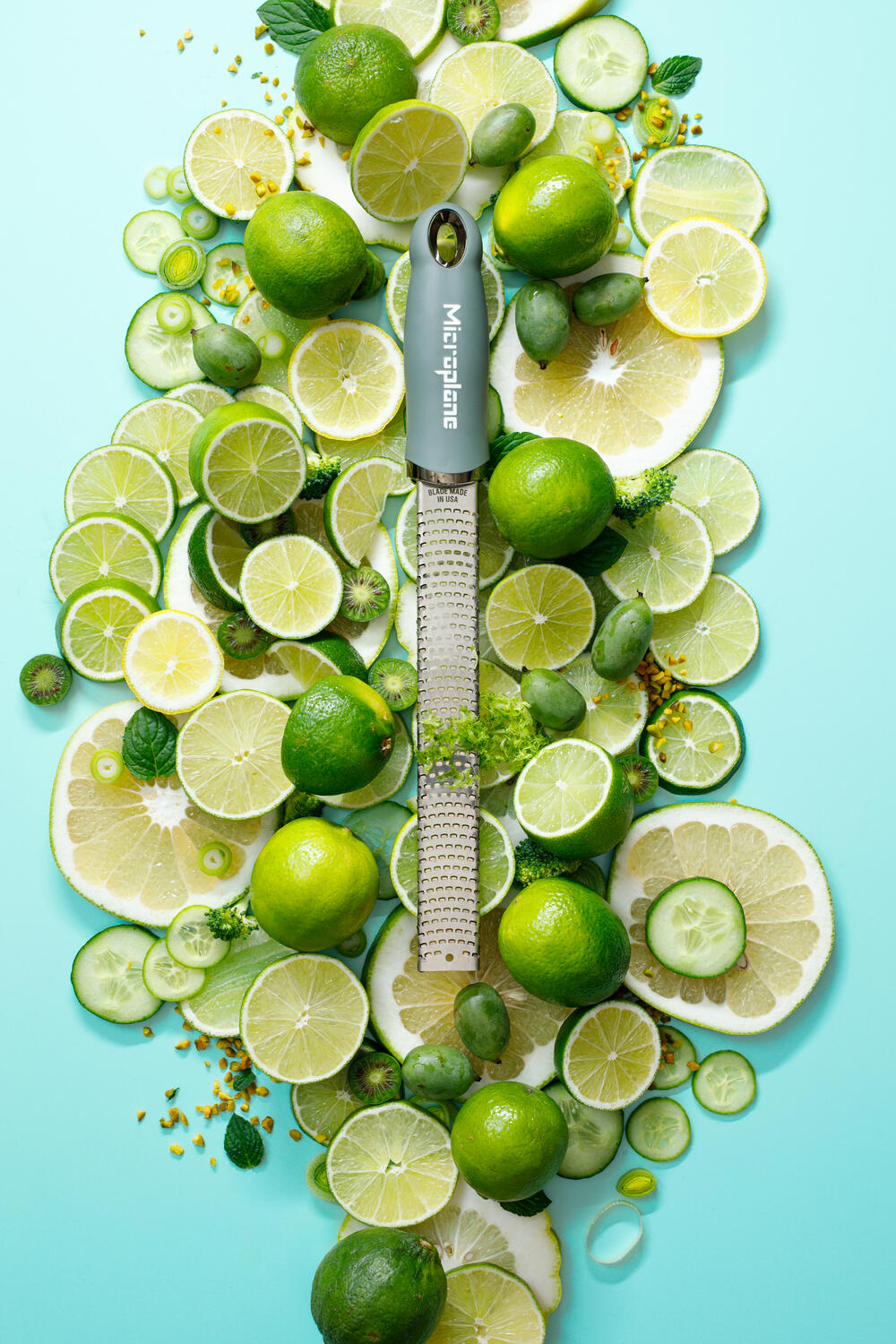 Premium rivejern - Eukalyptus Green