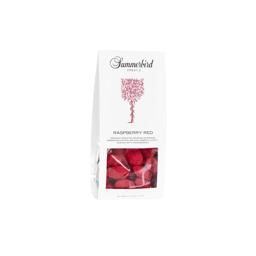 Raspberry Red-mandler - 100g