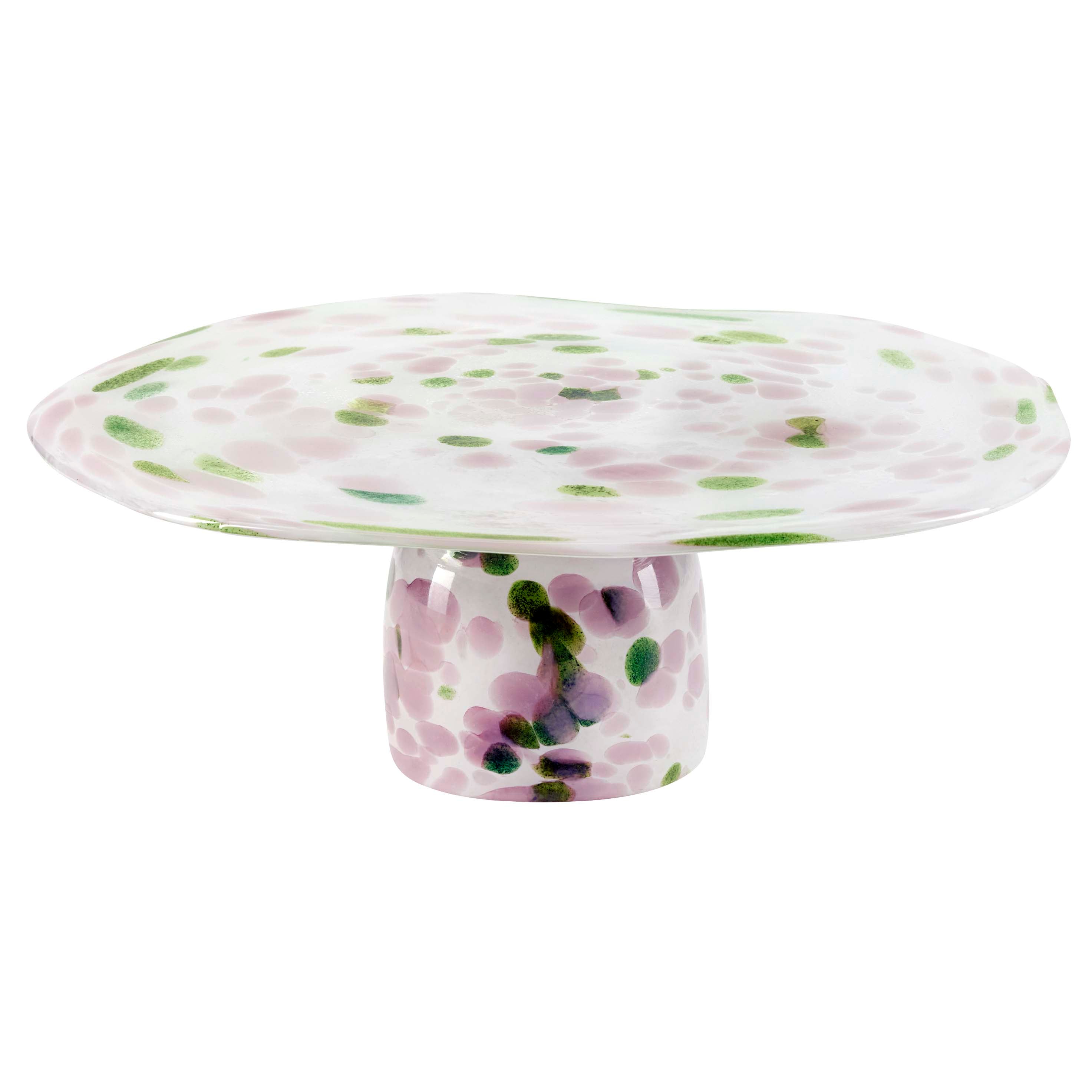 Kageopsats Confetti - hvid/grøn/rosa