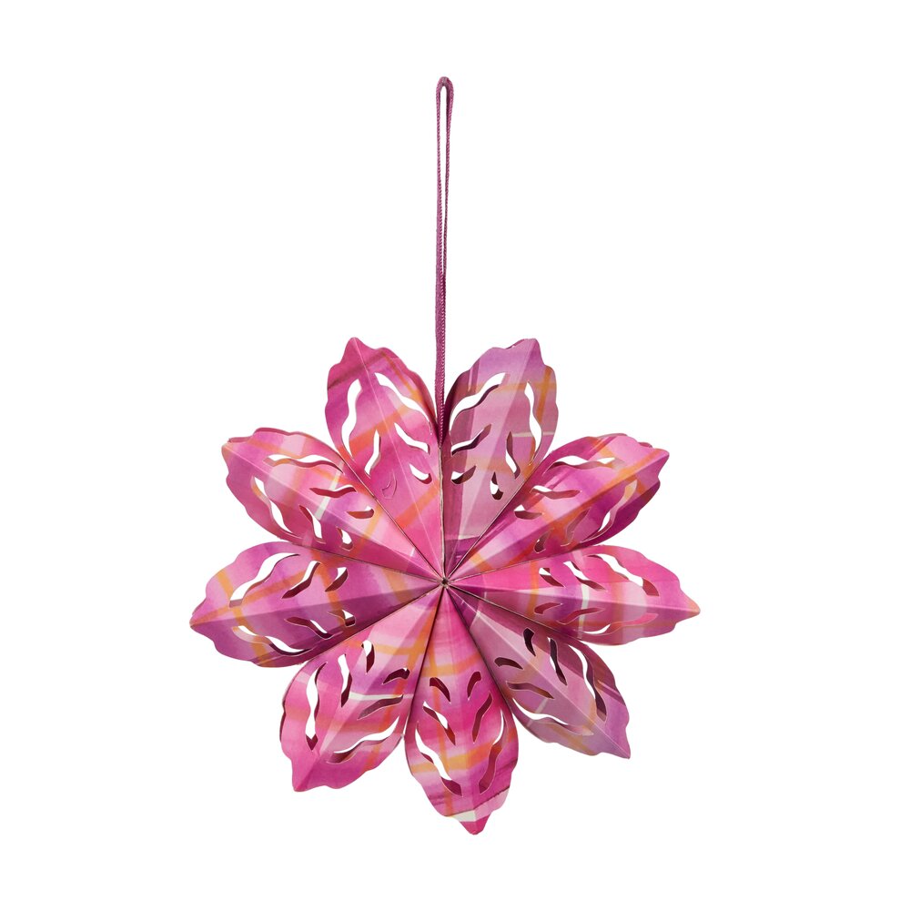 Snefnug papirophæng - H15 cm.