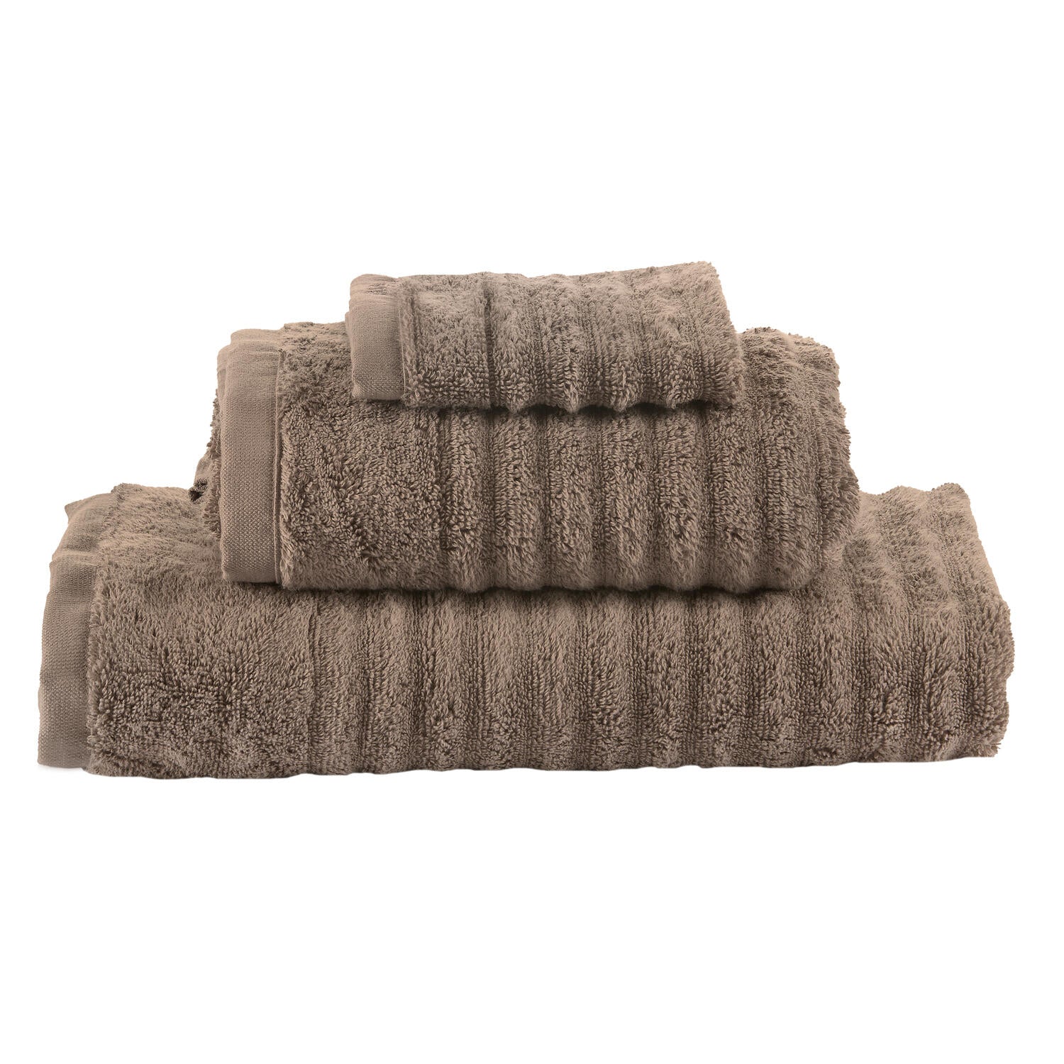 Wave håndklæde - Soft Brown