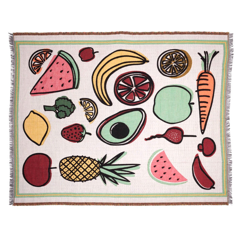 Fruity plaid - 130x170 cm.