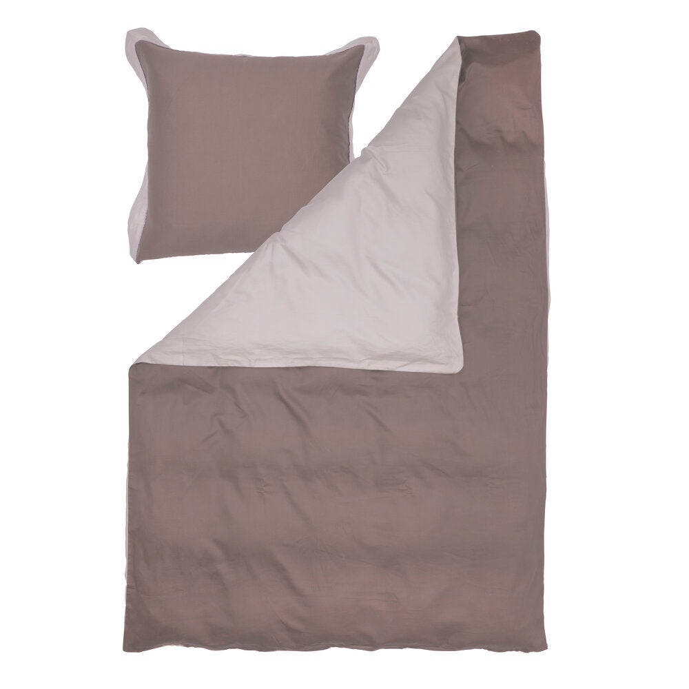 Hotel sengetøj - grå/lysebrun