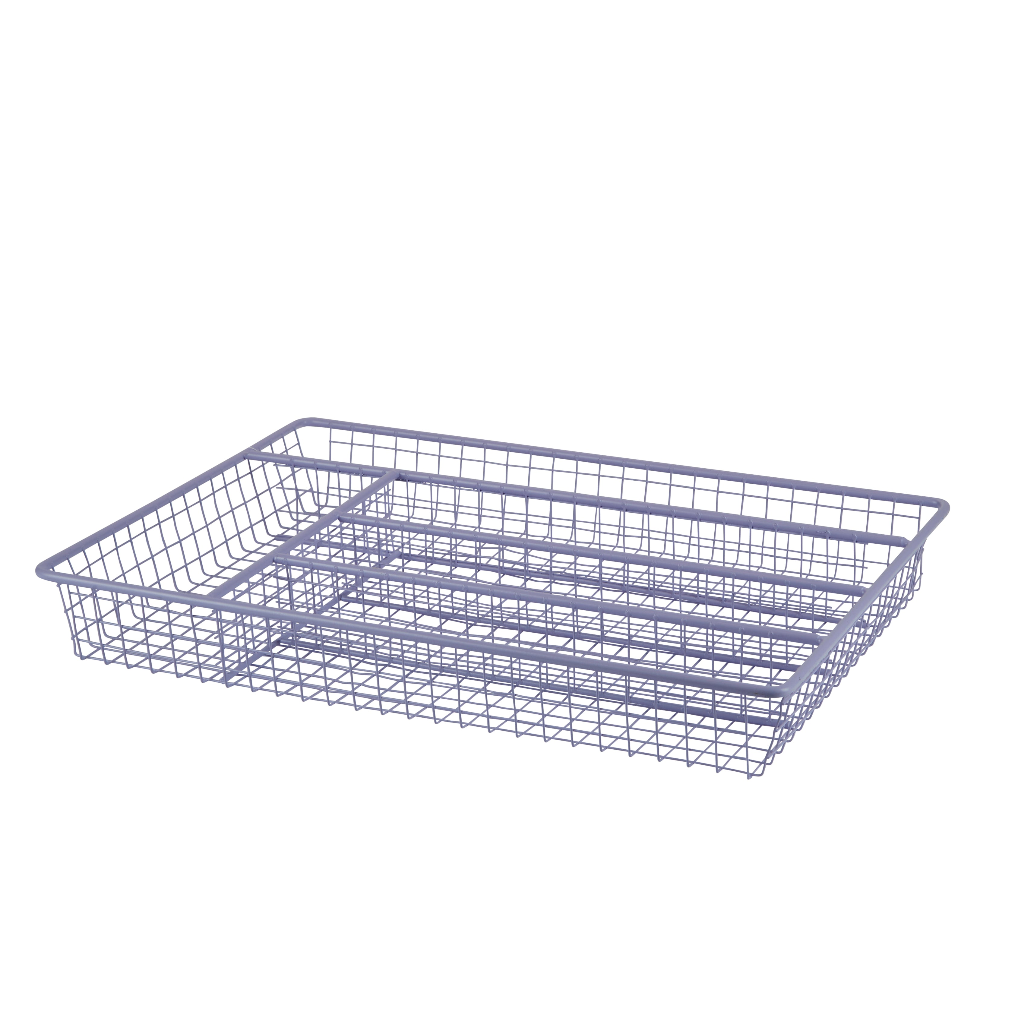 Metal bestikbakke - lilla