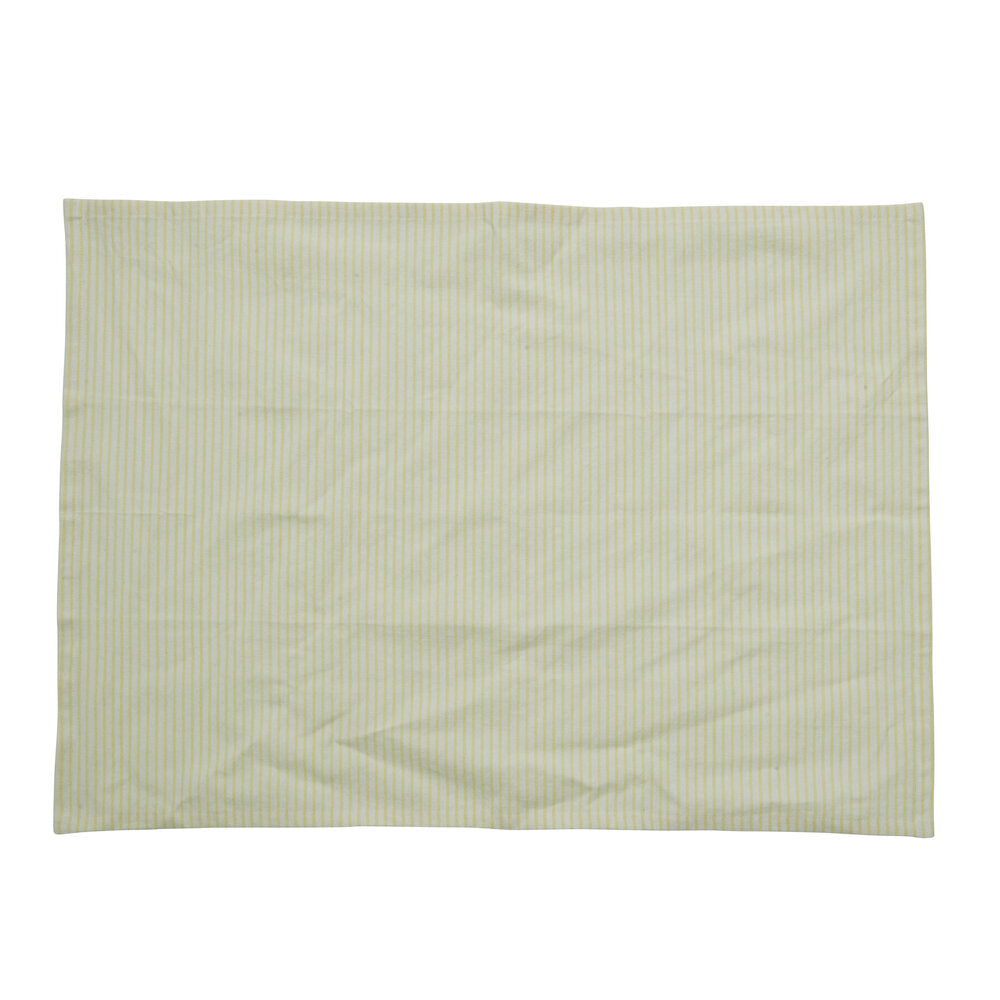 Stripe viskestykke smal, gul - 50x70 cm