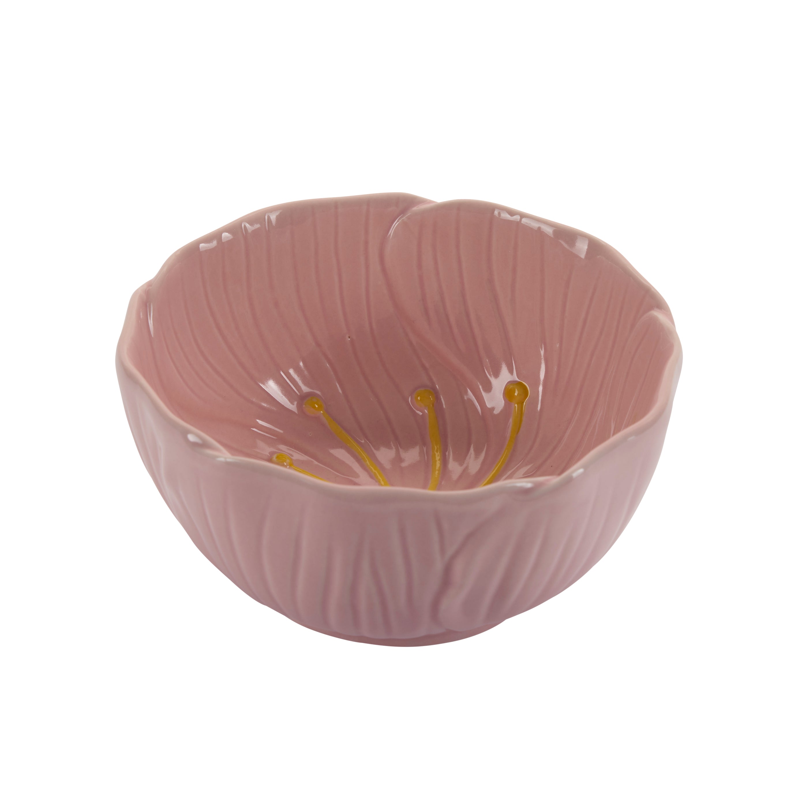 Blomster skål, rosa - D11 cm.