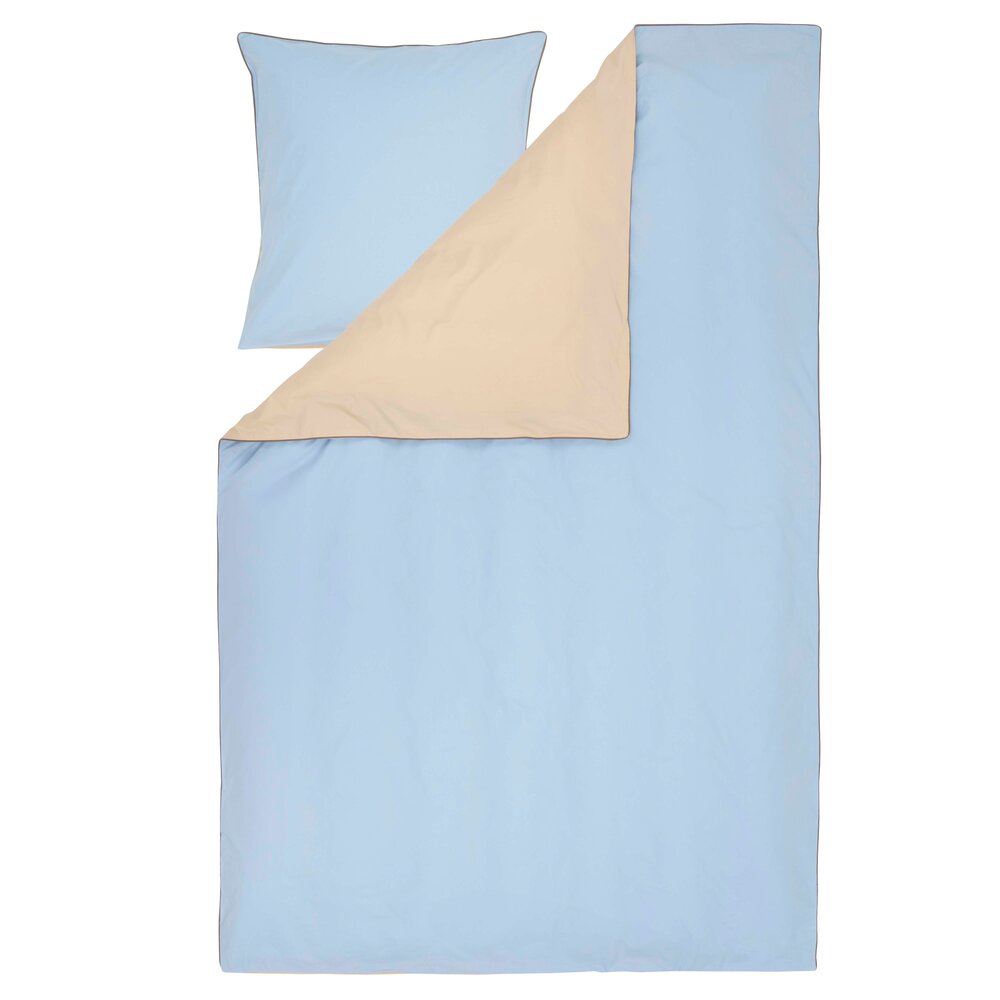 Color Combo sengesæt - blå/beige
