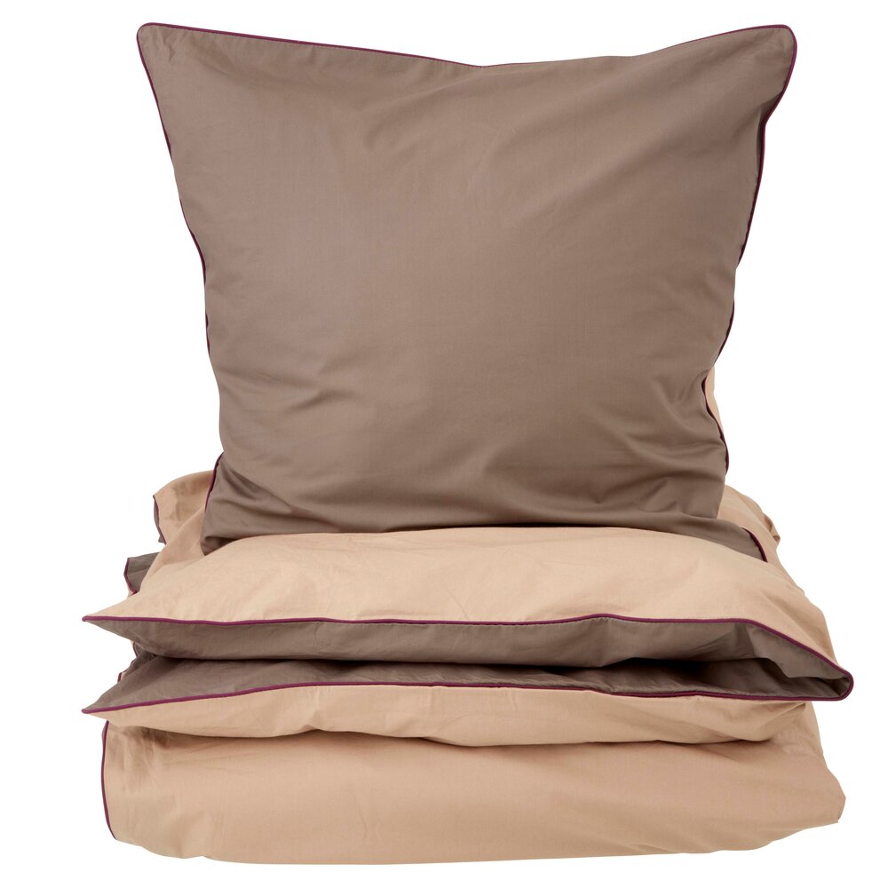 Color Combo sengesæt - brun/iron