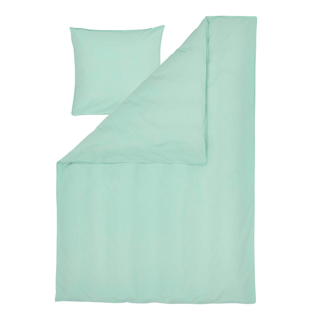 Curly Percale sengesæt - mint grøn