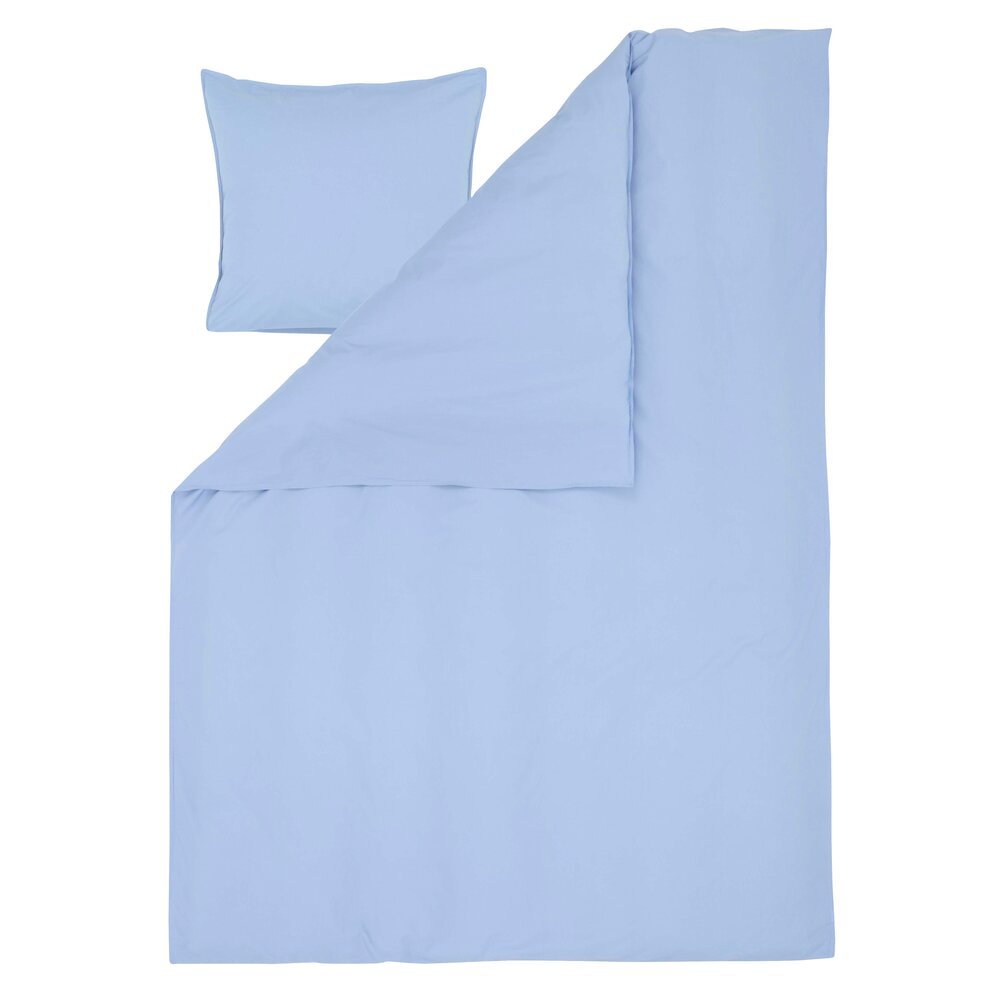 Curly Percale sengesæt - lys blå