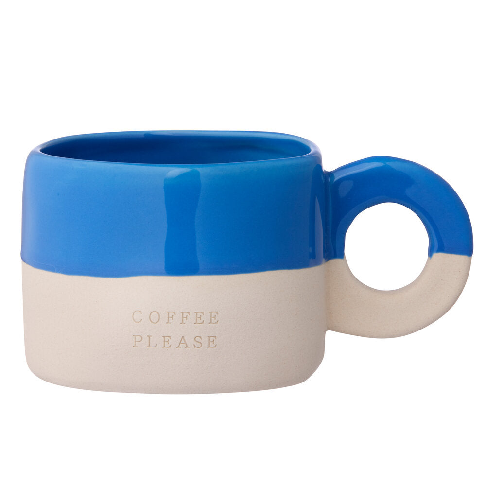 Coffee please krus, blå - 300ml