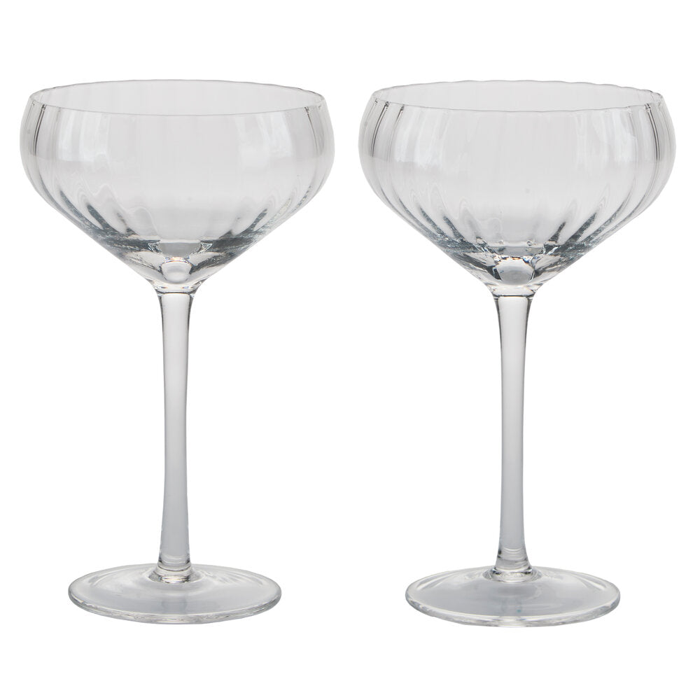 Champagneskål, 2 stk - klar