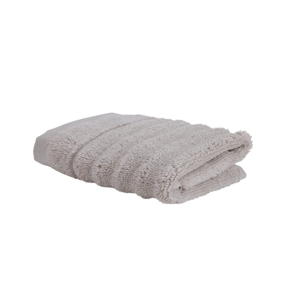 Wave håndklæde - lysegrå