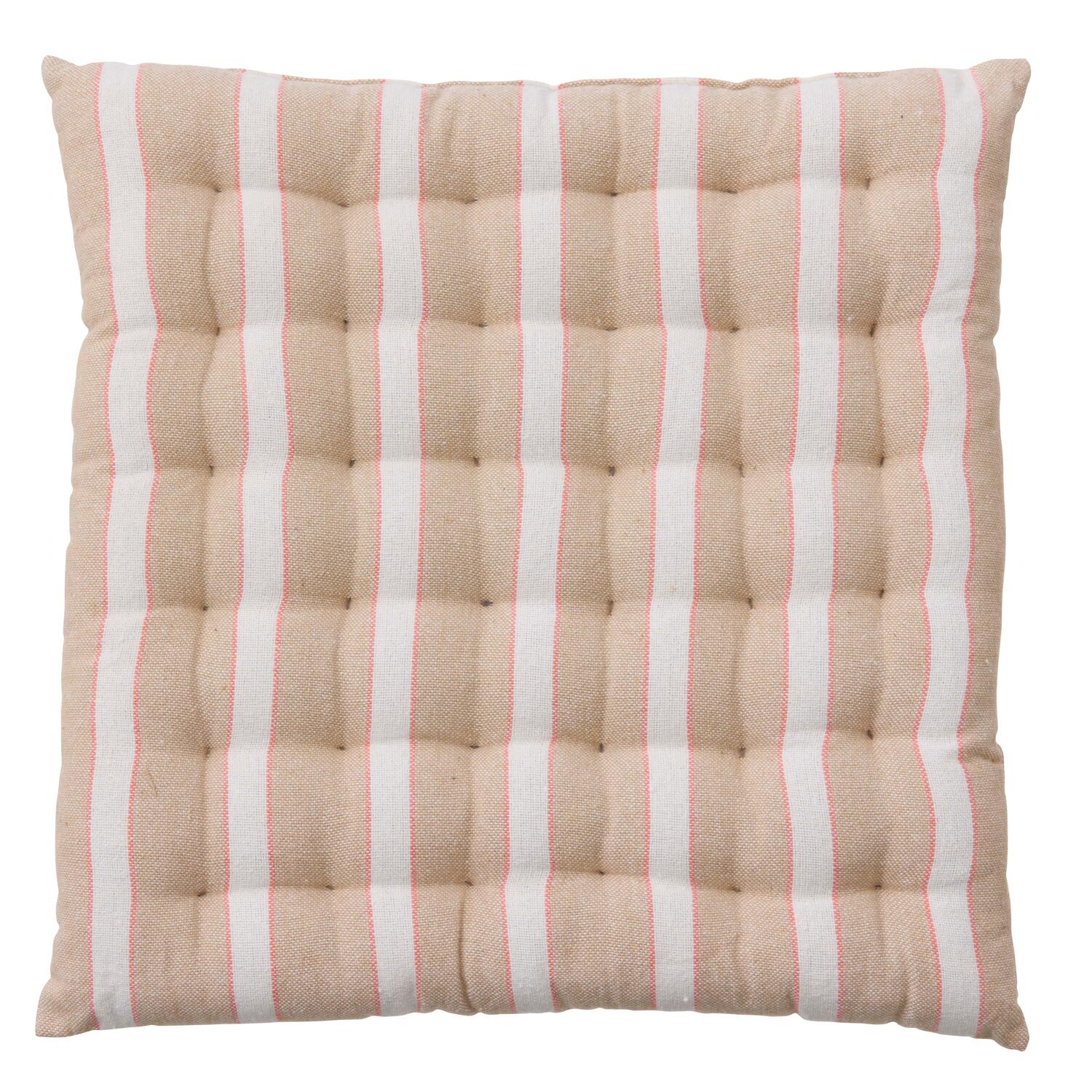 Sædehynde, beige - 40x40 cm