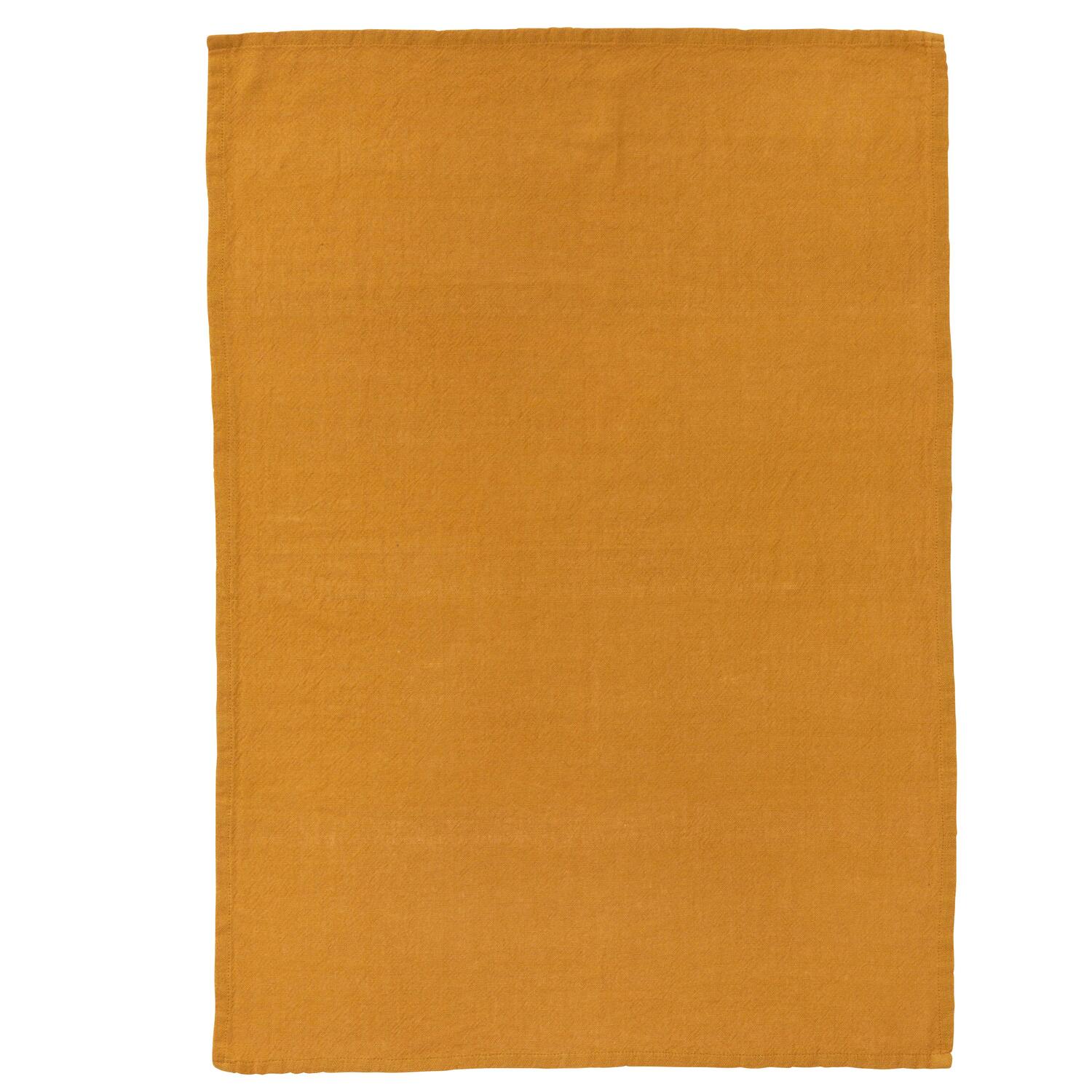 Viskestykke, okker - 50x70 cm.