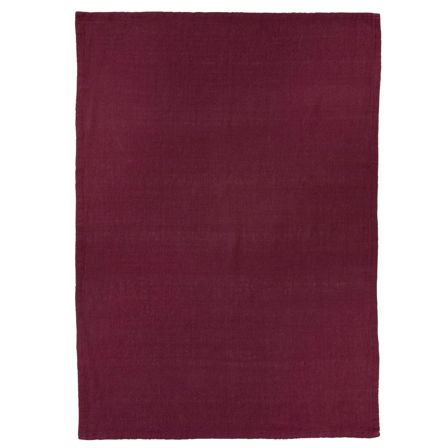 Viskestykke, bordeaux - 50x70 cm.