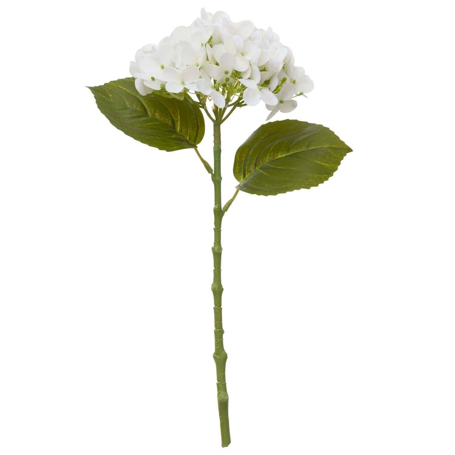 Kunstig hortensia,  hvid