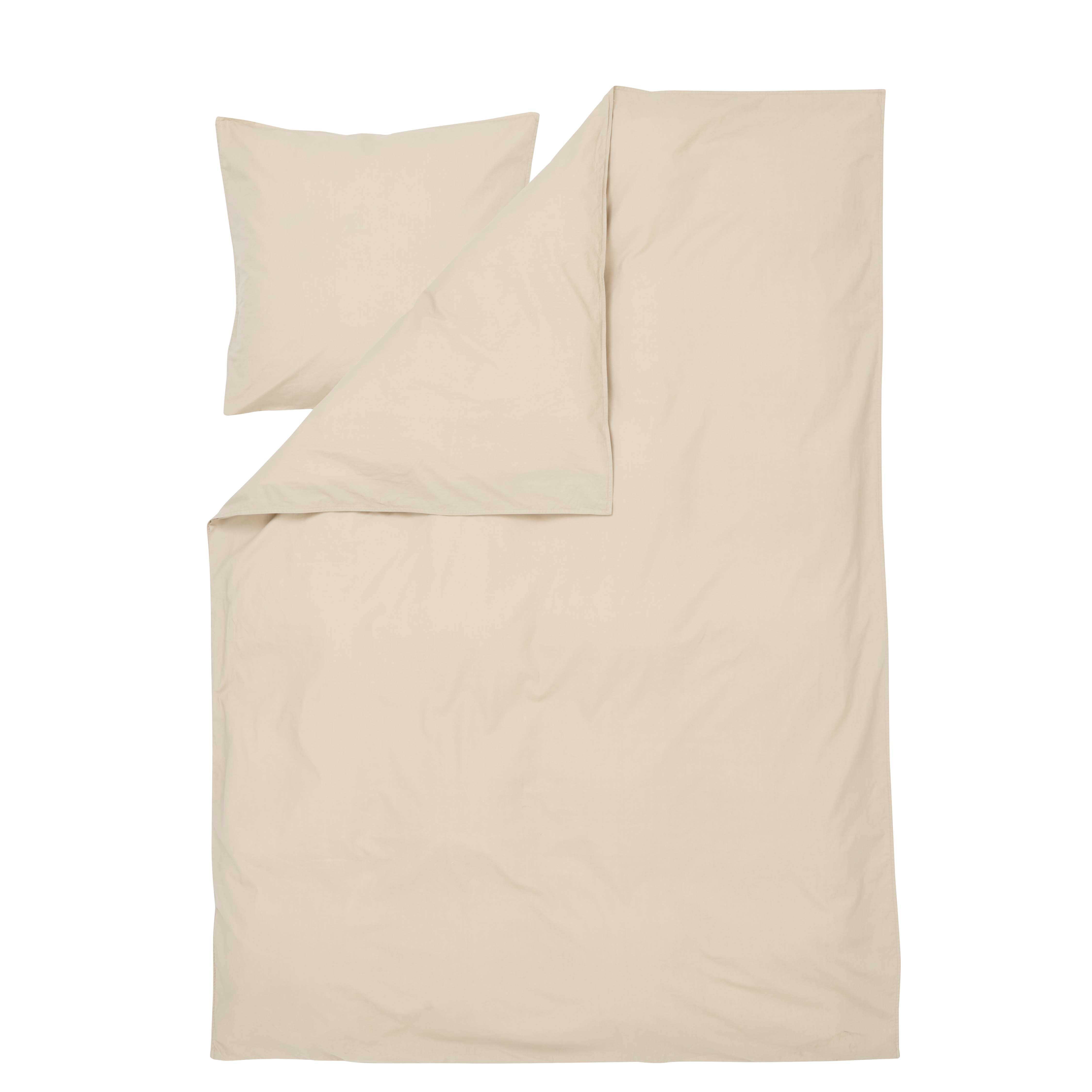 Curly Percale sengesæt - sand