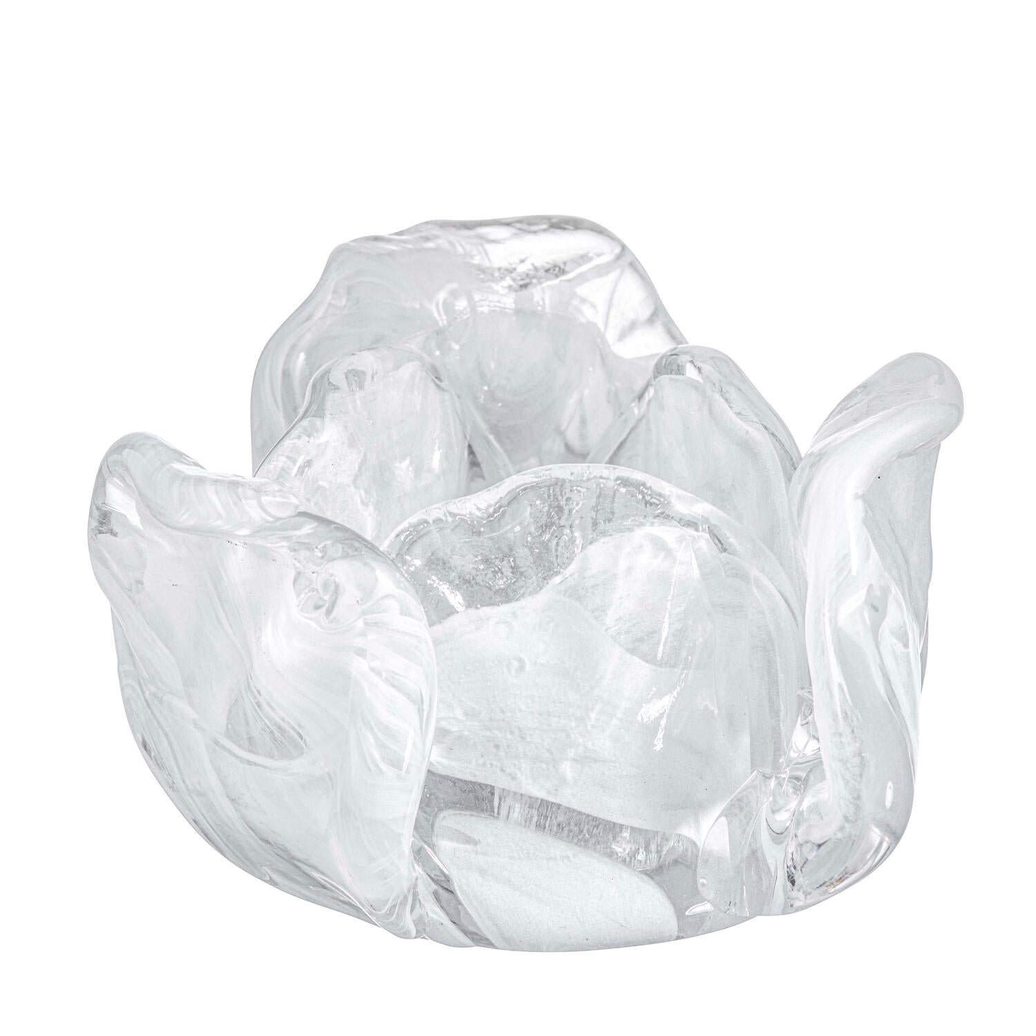 Blomster skål, lyseblå - Ø11 cm