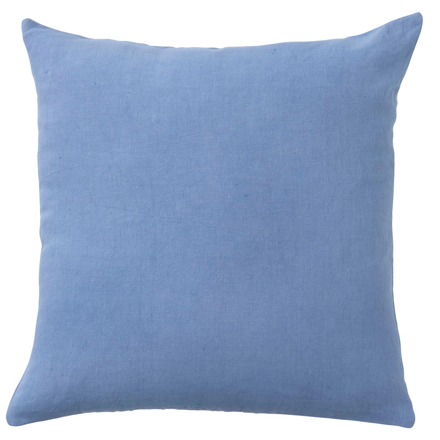 Hør pude, Infinity Blue - 50x50 cm.