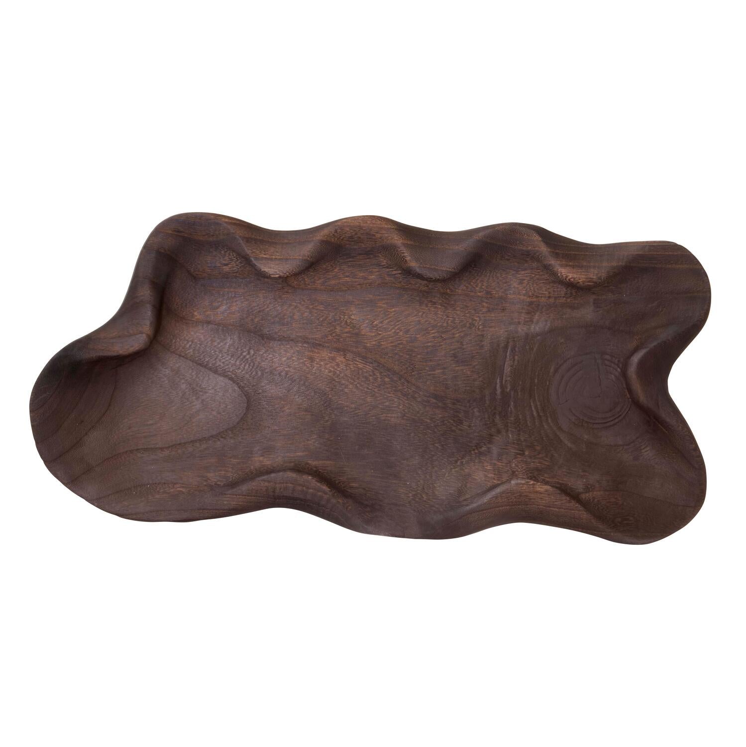 Bakke, mørkt træ - 48,5x22,5 cm