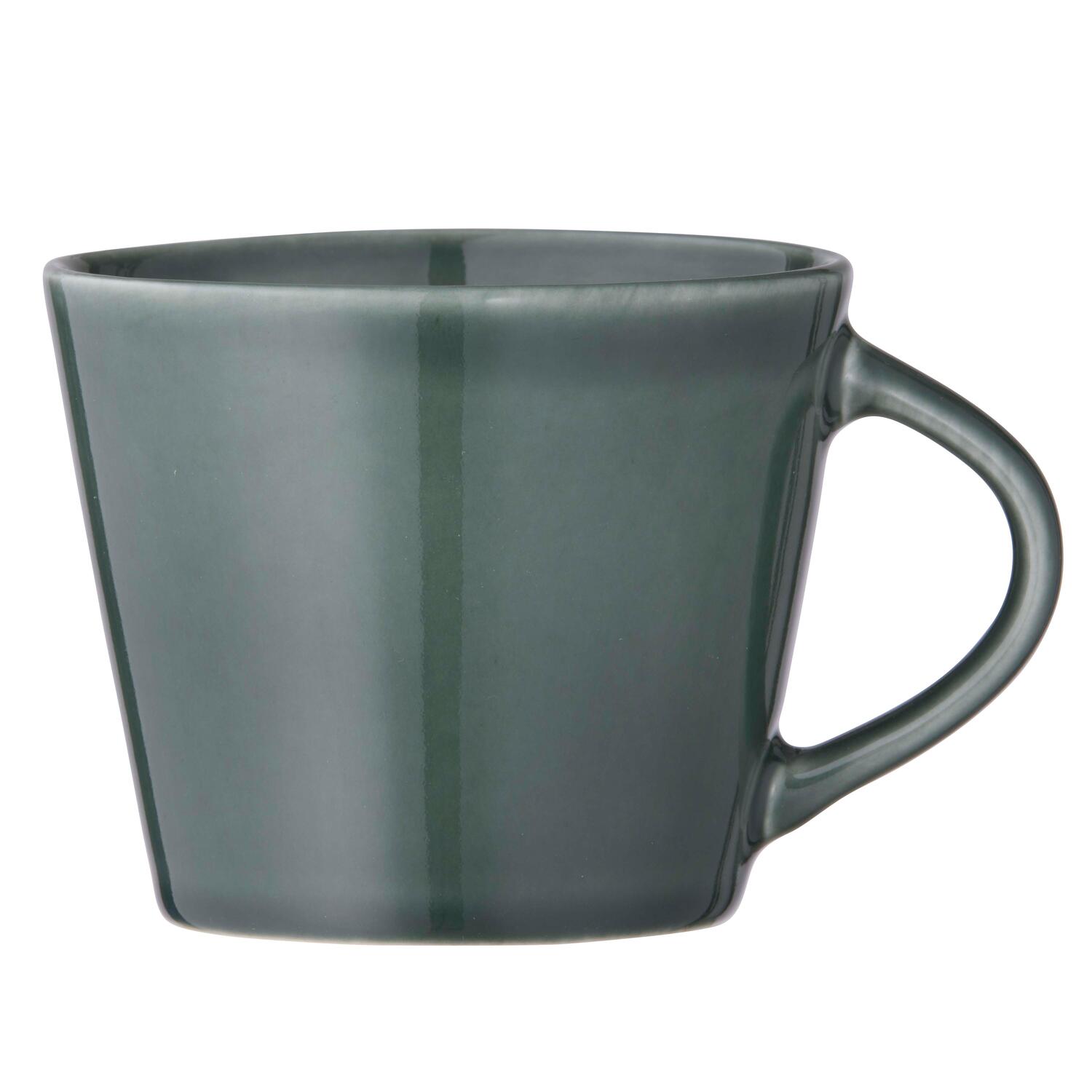 Krus med hank, mørkegrøn - 260 ml.