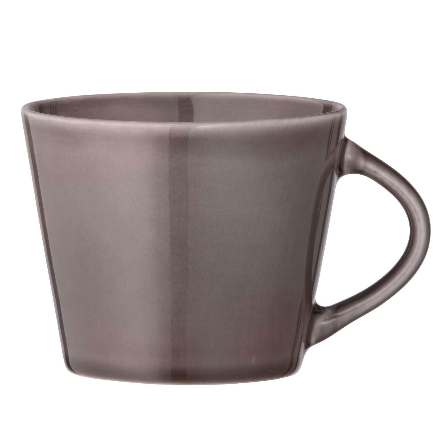 Krus med hank, grå - 260 ml.