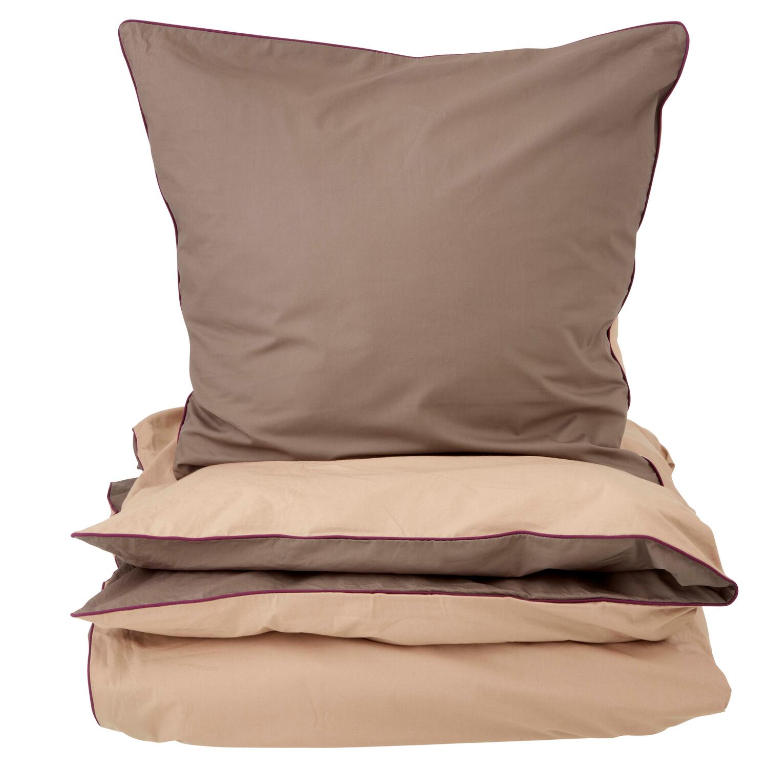 Color Combo sengesæt - brun/iron