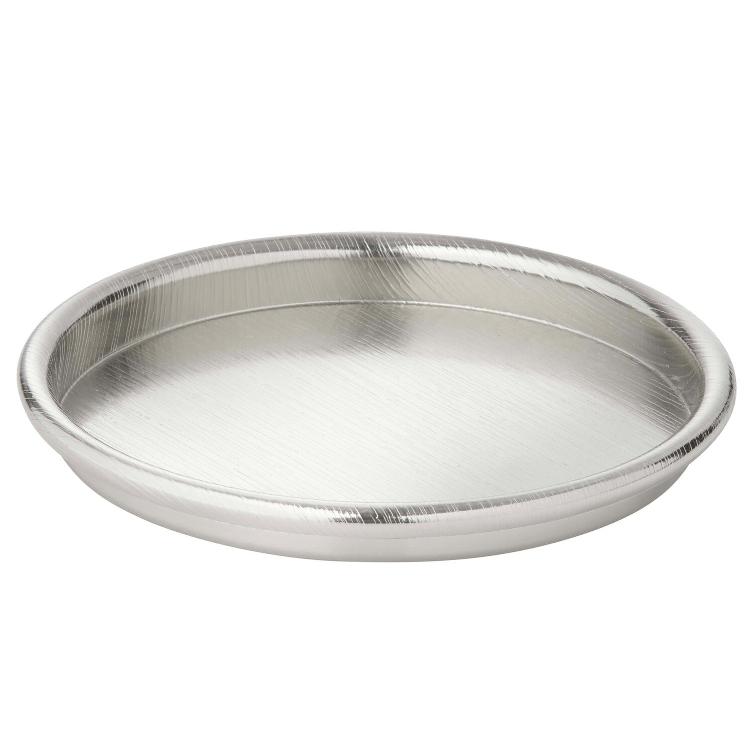Bakke, sølvfarvet - Ø30 cm