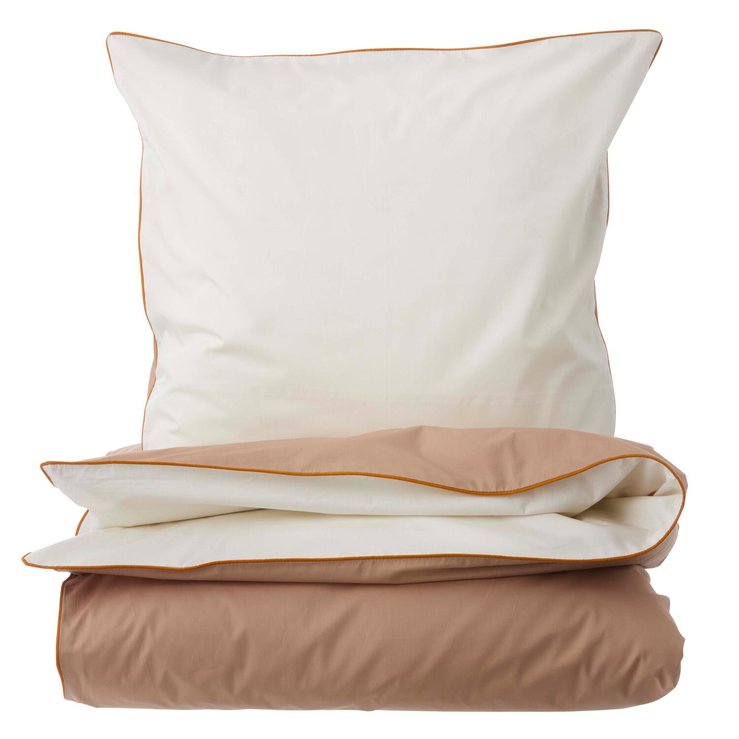 Color Combo sengesæt - vanilla/brun