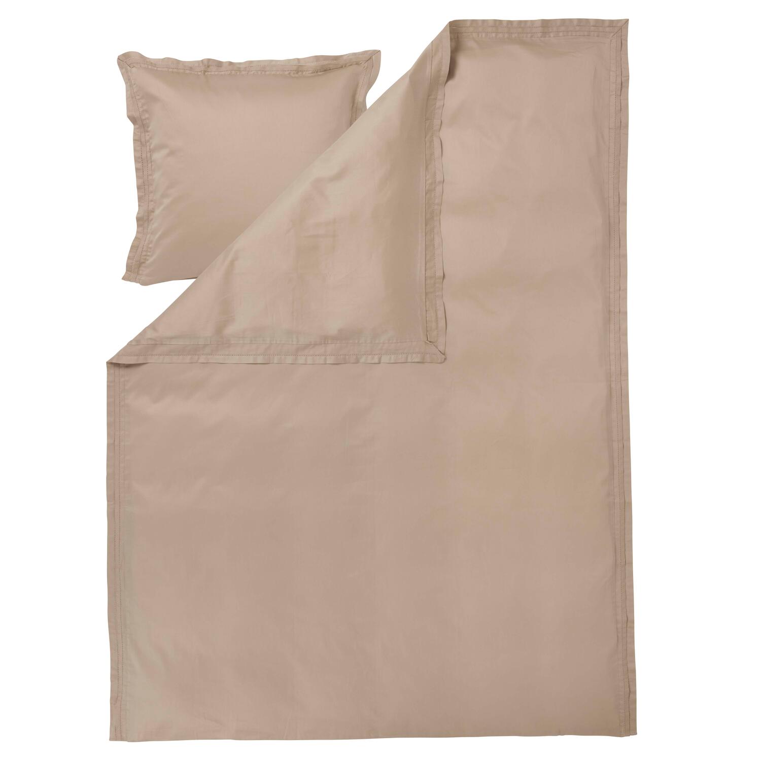 Broderi anglaise sengesæt – Sand