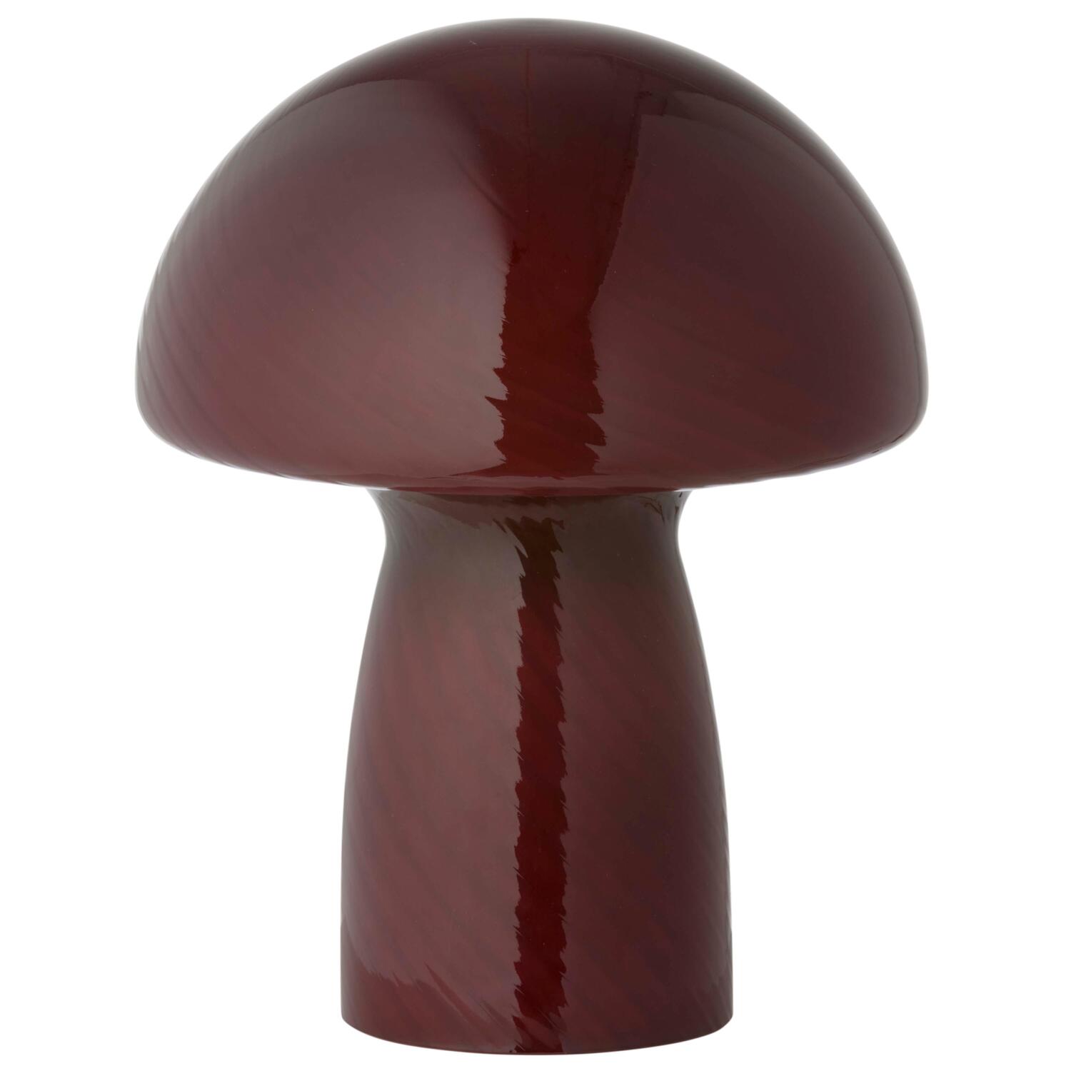 Mushroom bordlampe – Mørk bordeaux