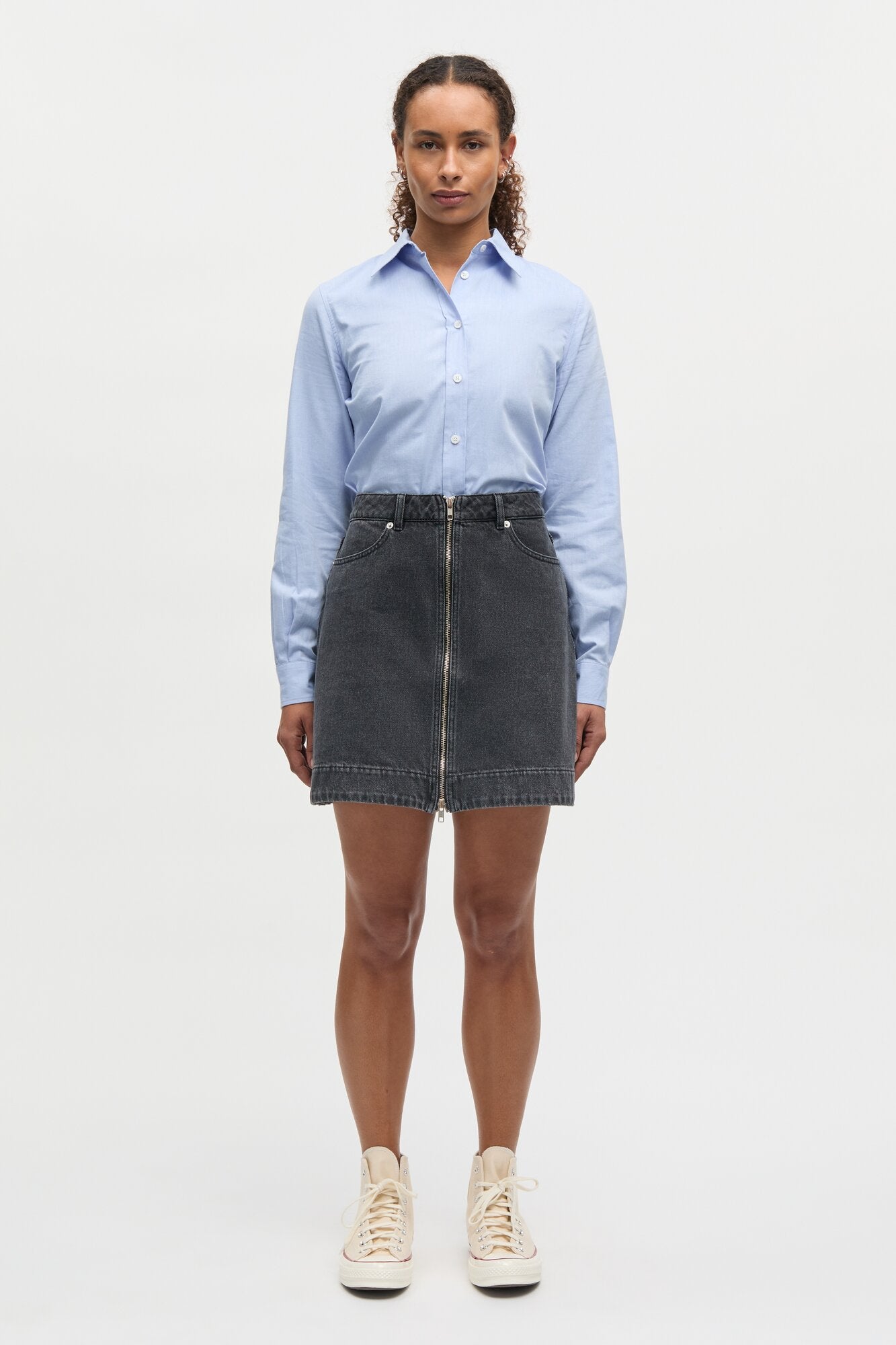 Luke Riva denimnederdel - Black Vintage