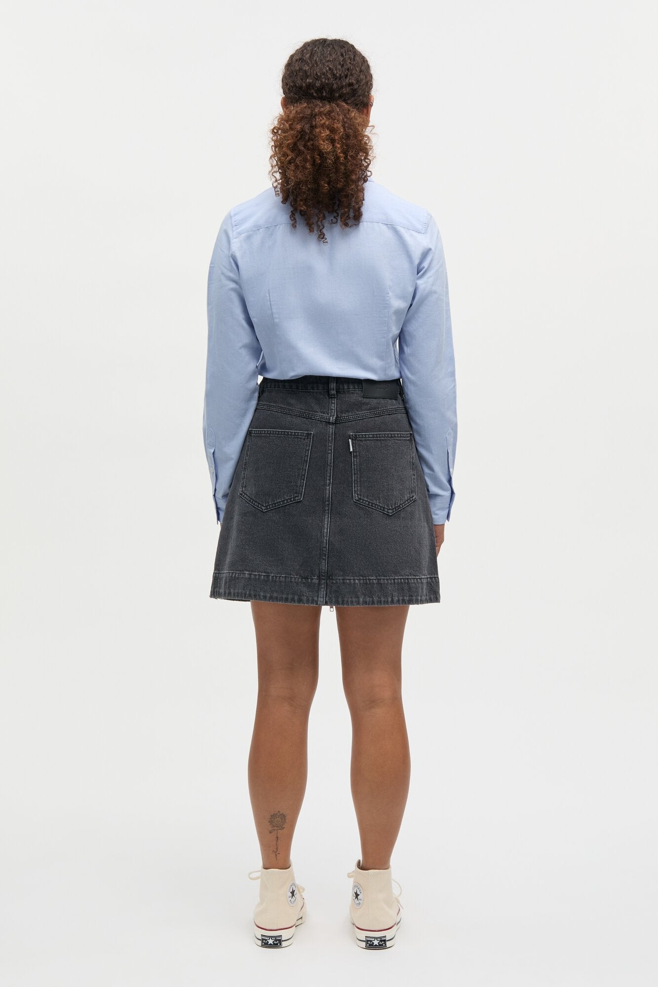 Luke Riva denimnederdel - Black Vintage