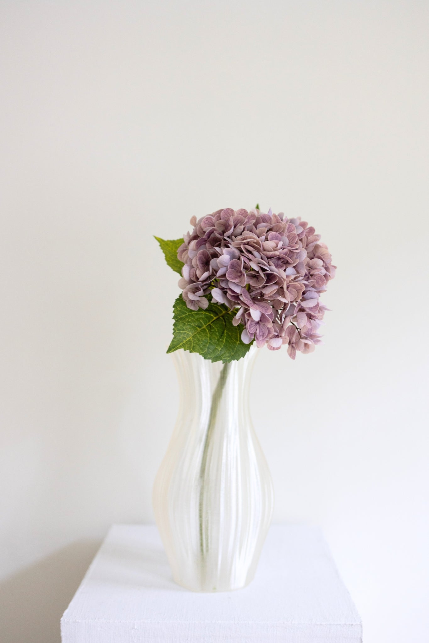 Kunstig hortensia - lyselilla