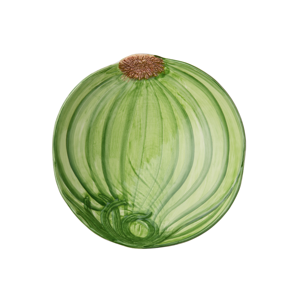 Løg skål, grøn - Ø22 cm