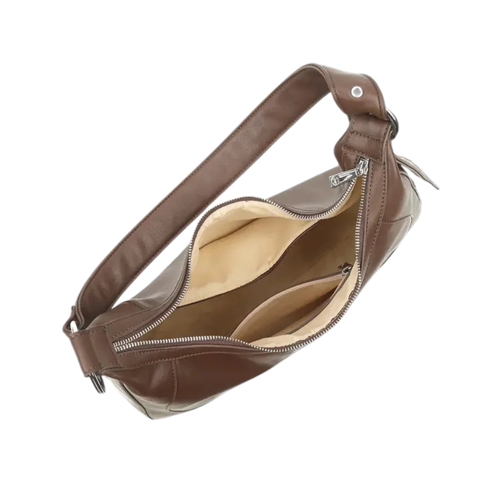 Oda skuldertaske – Cocoa Brown