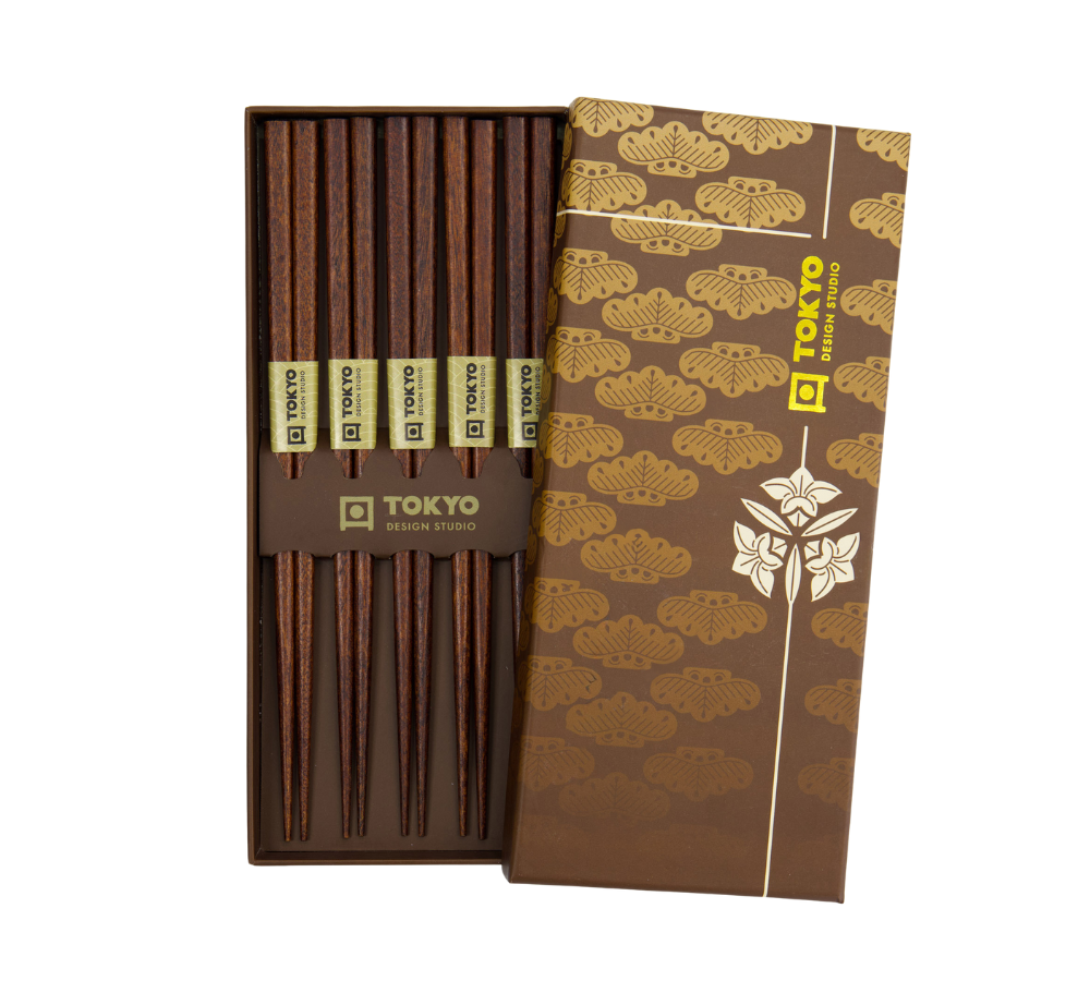 Spisepinde gavesæt, Golden Cloud - 5 par