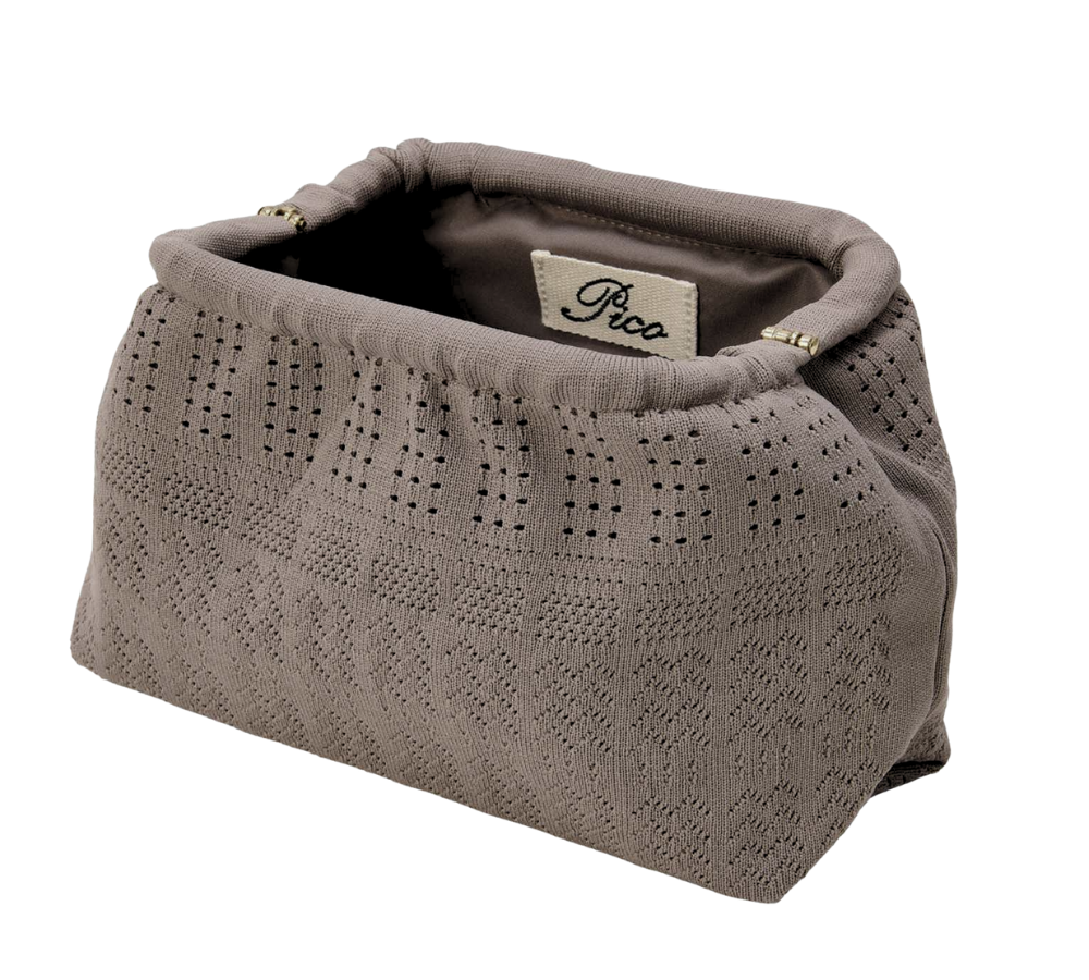 Rosalia clutch - Taupe Lace