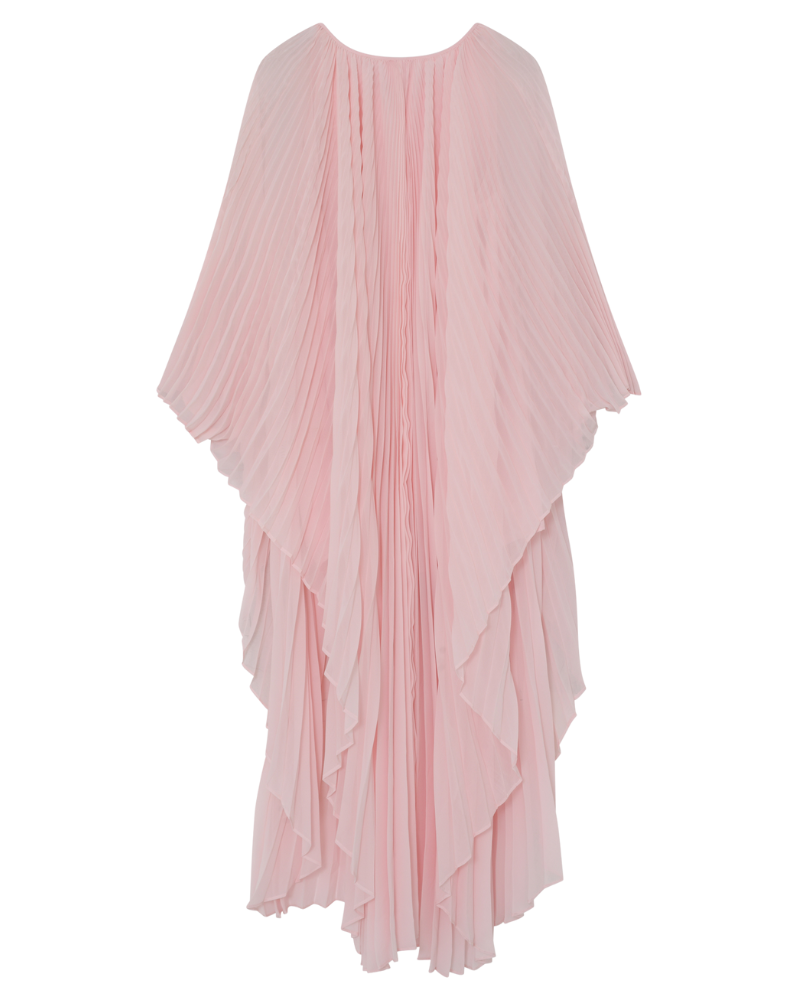 Arin Chiffon Fringe kjole - Shrinking Violet