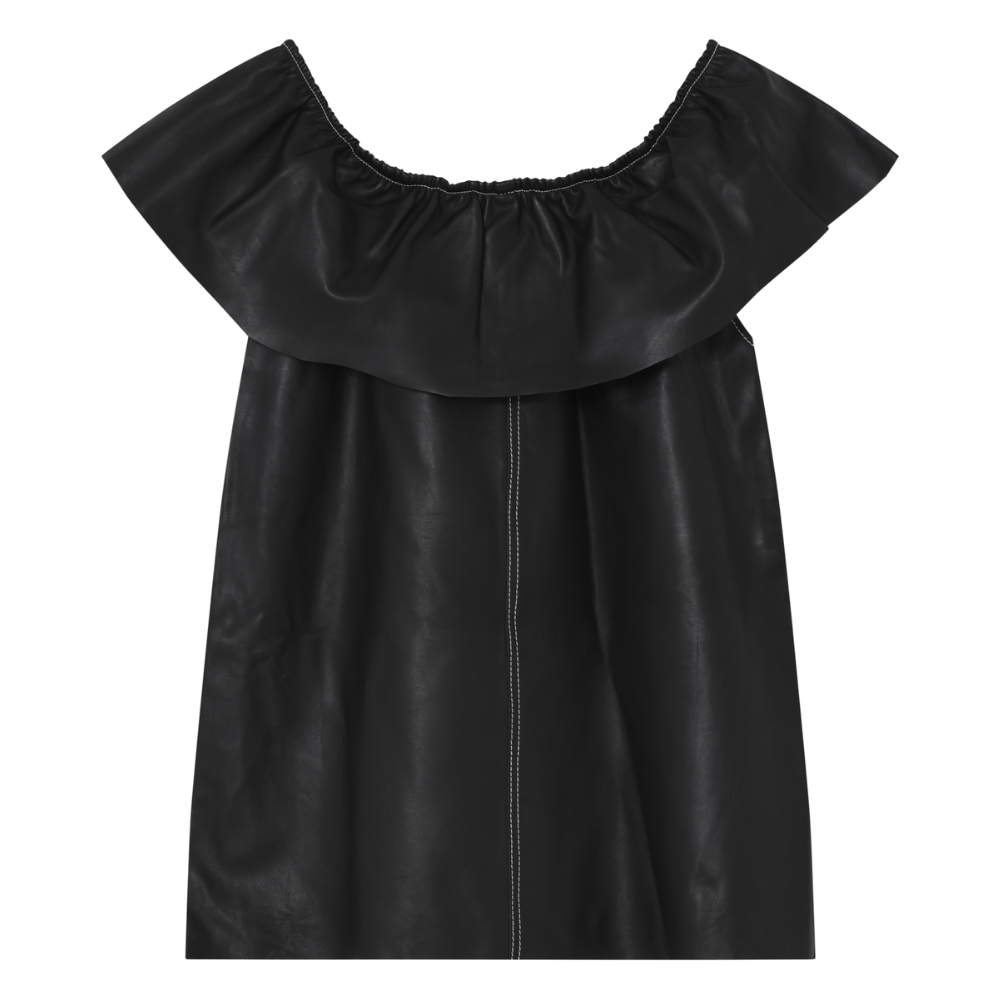 Lira Soft Lamb lædertop - sort