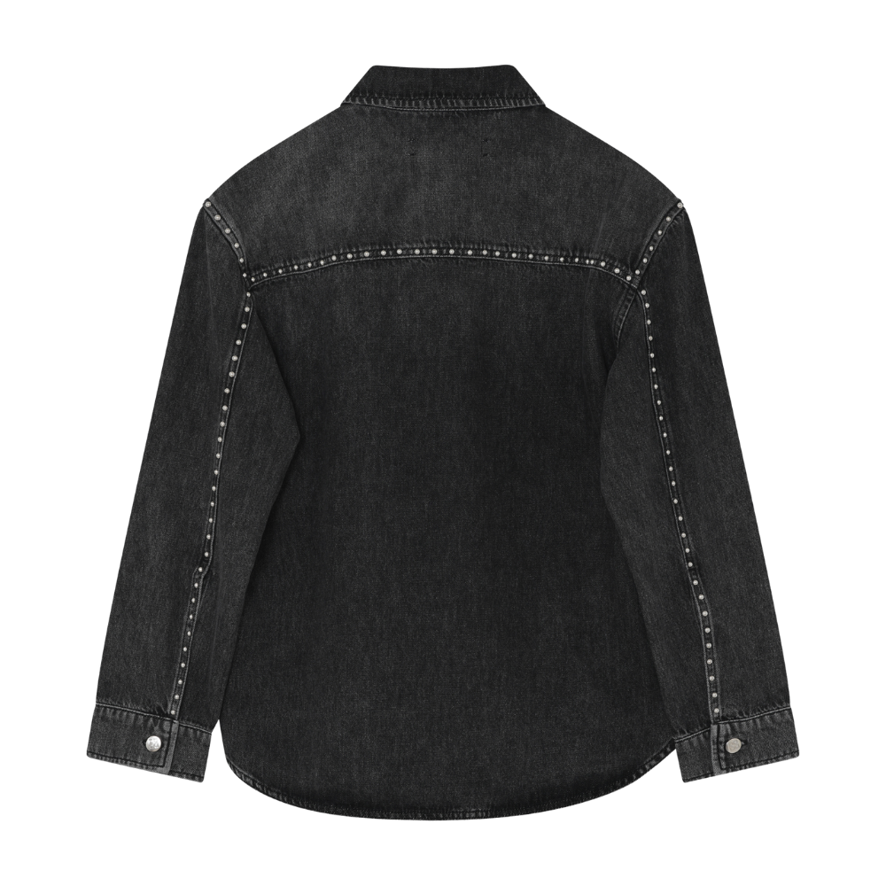 Clothilde Embellished denimskjorte - sort