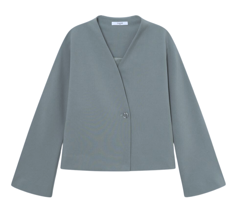 Lara bluse - Sea Grey