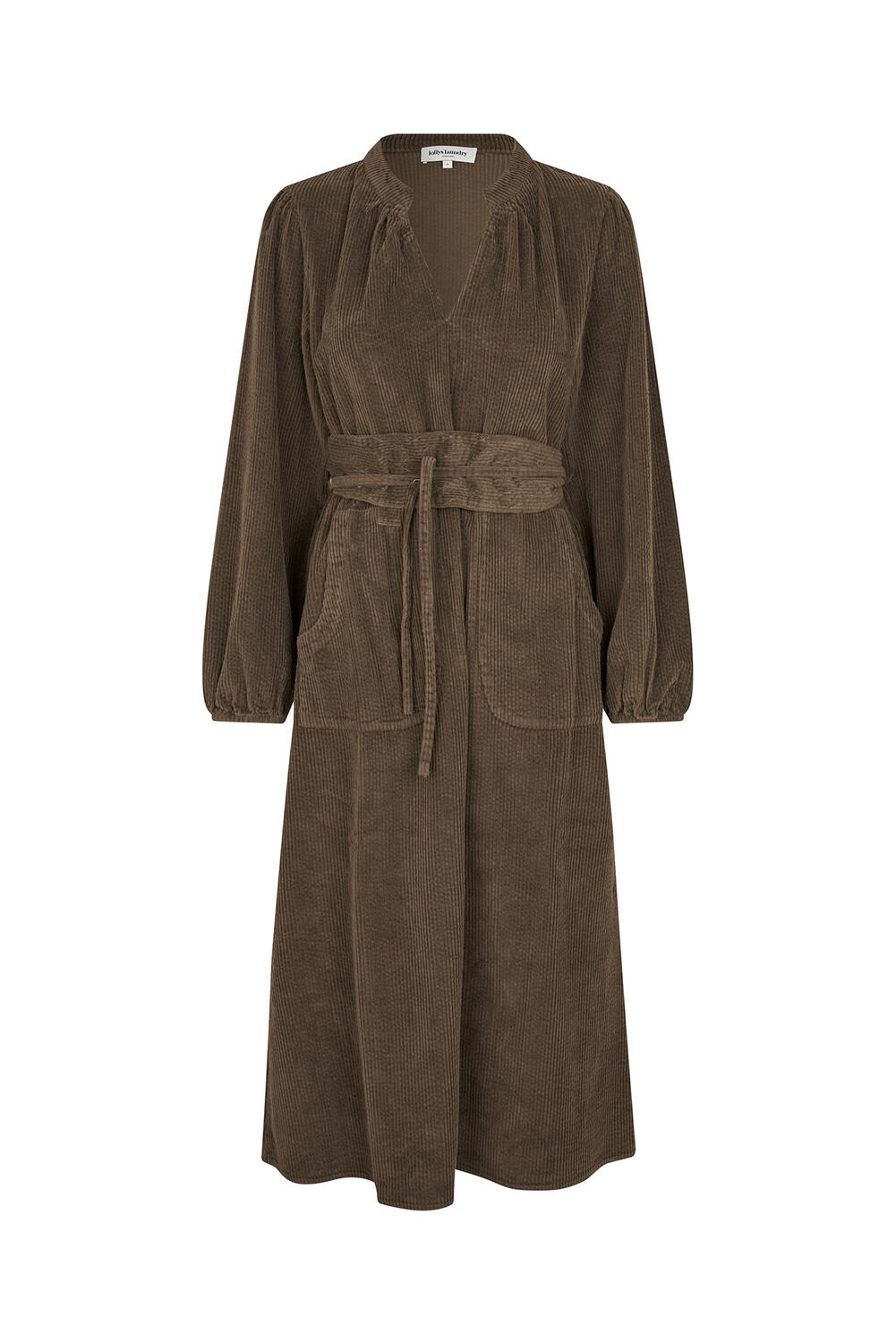 Paris midi kjole - Dark Mocca