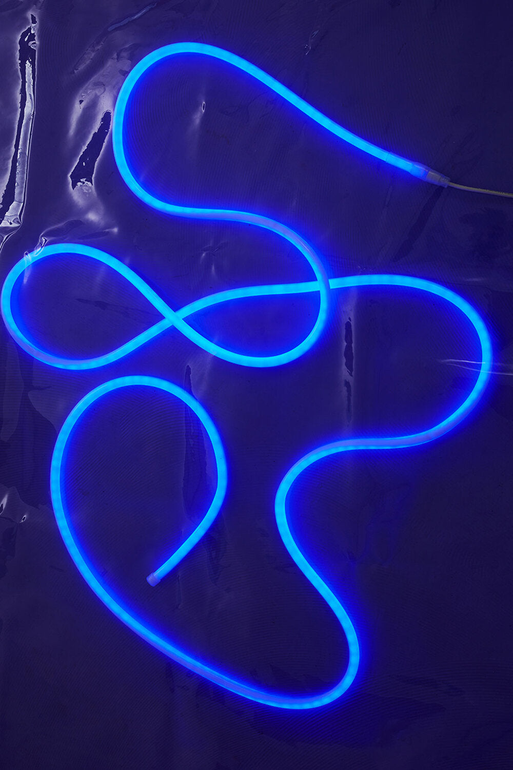 Flex tube lyskæde, blå - 5 meter