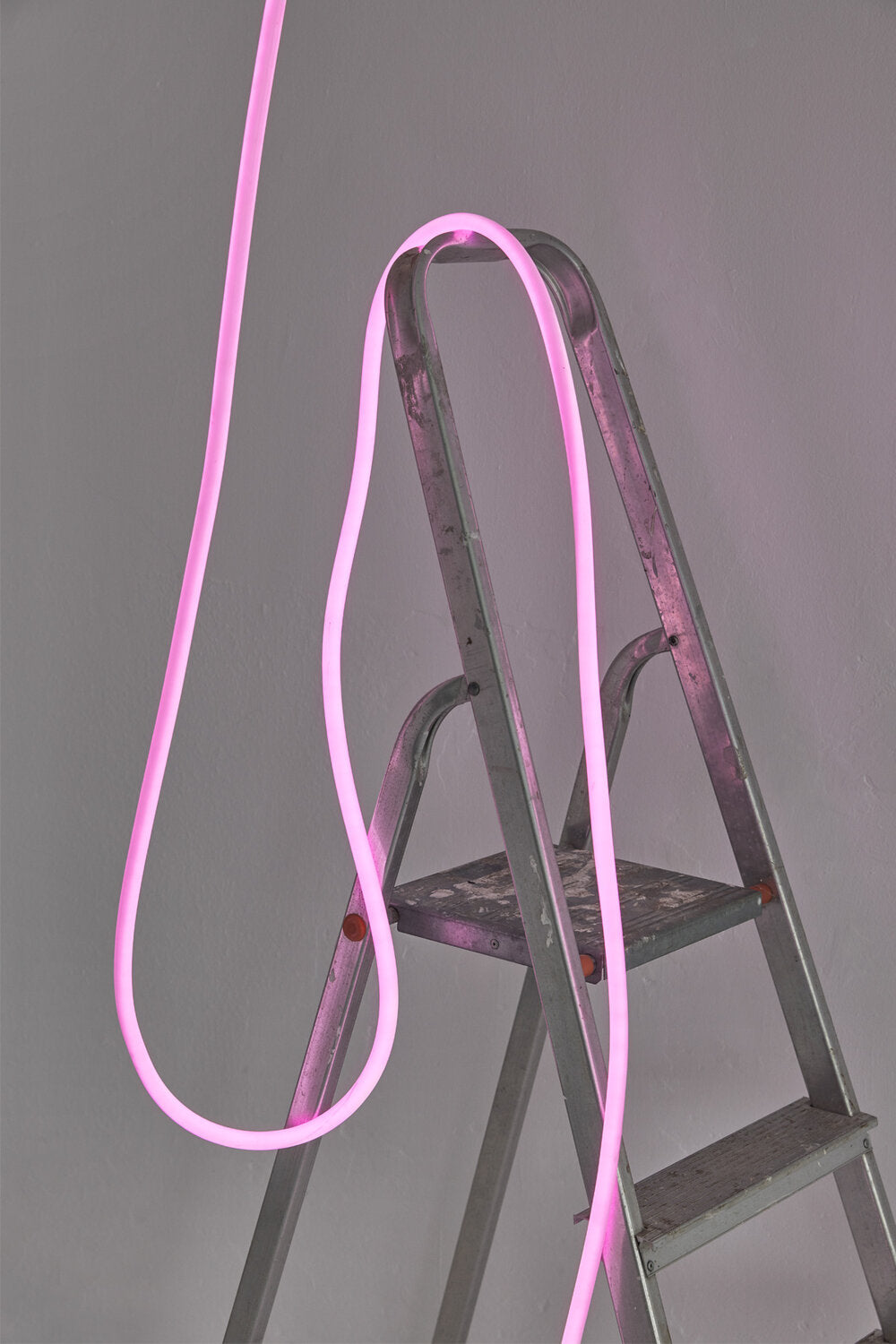 Flex tube lyskæde, pink - 5 meter