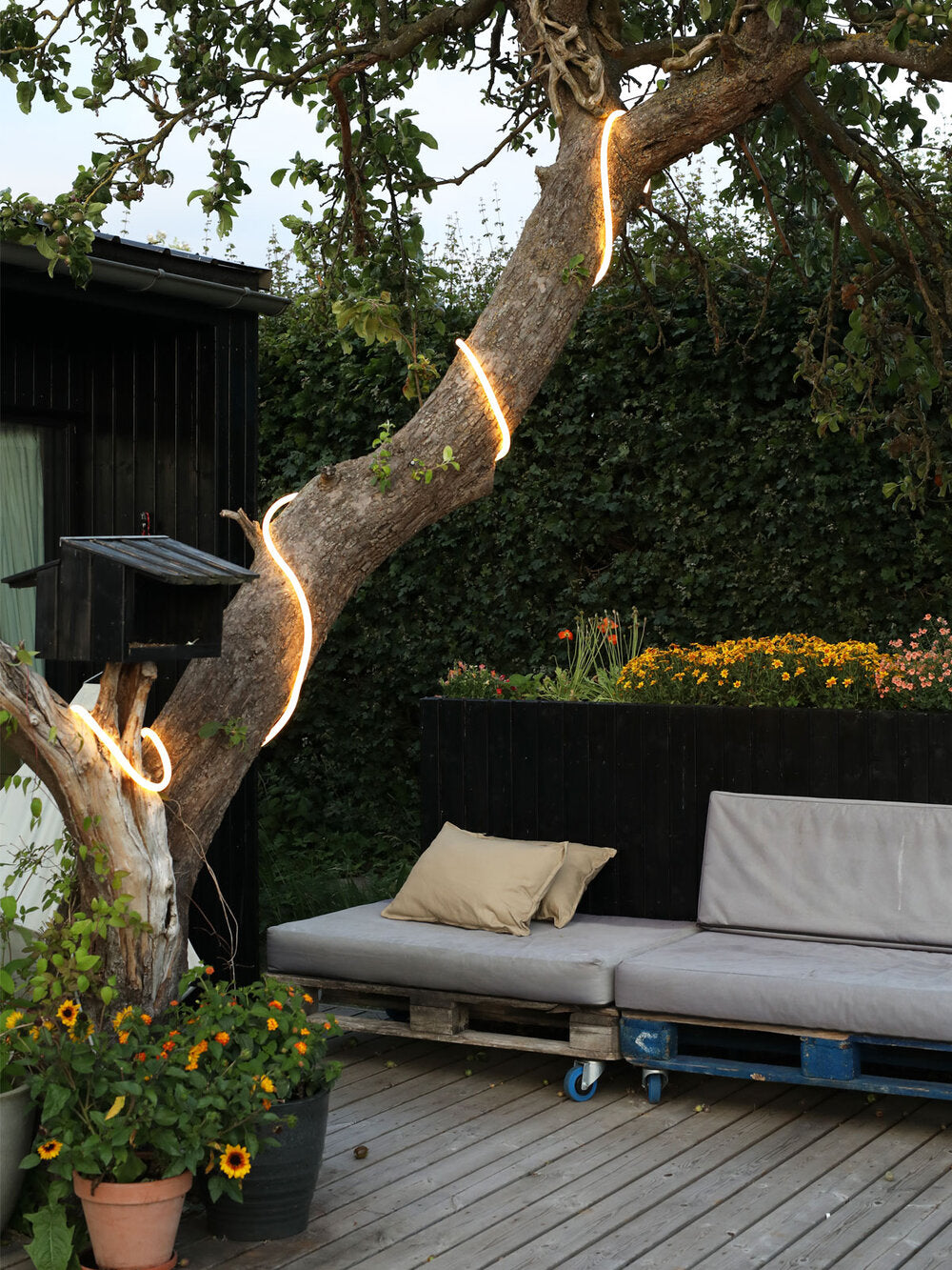 Flex tube lyskæde - Warm White