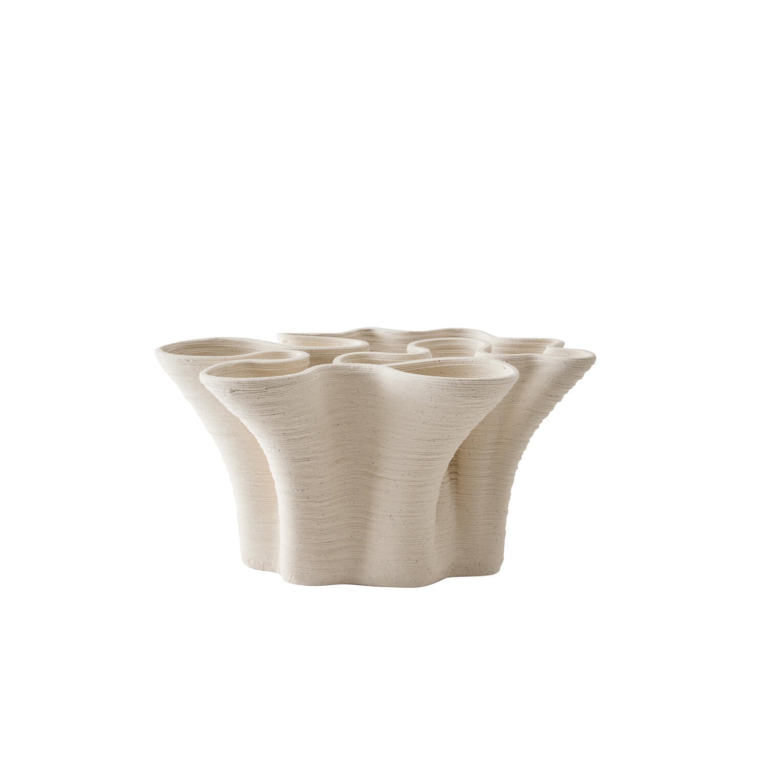 Fiordo vase, H15,5 - Off-white