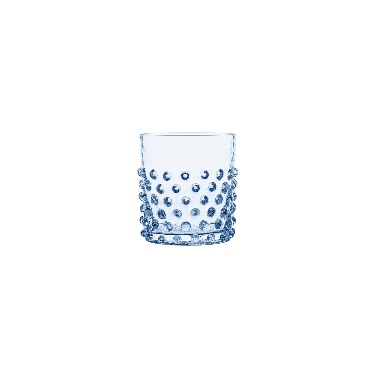Hobnail vandglas, 150 ml - Lyseblå