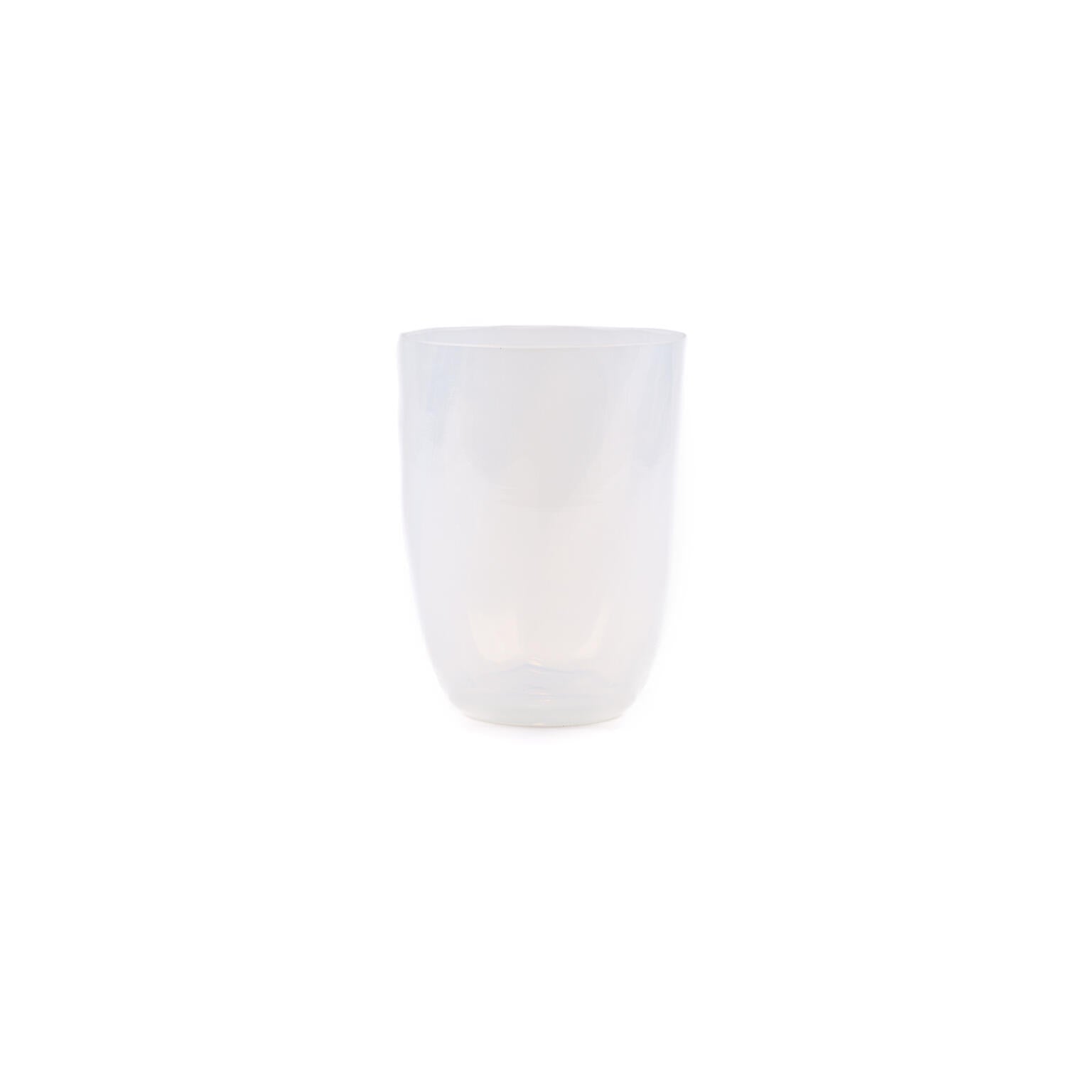 Opaline Swirl Tumbler vandglas - Creamy White